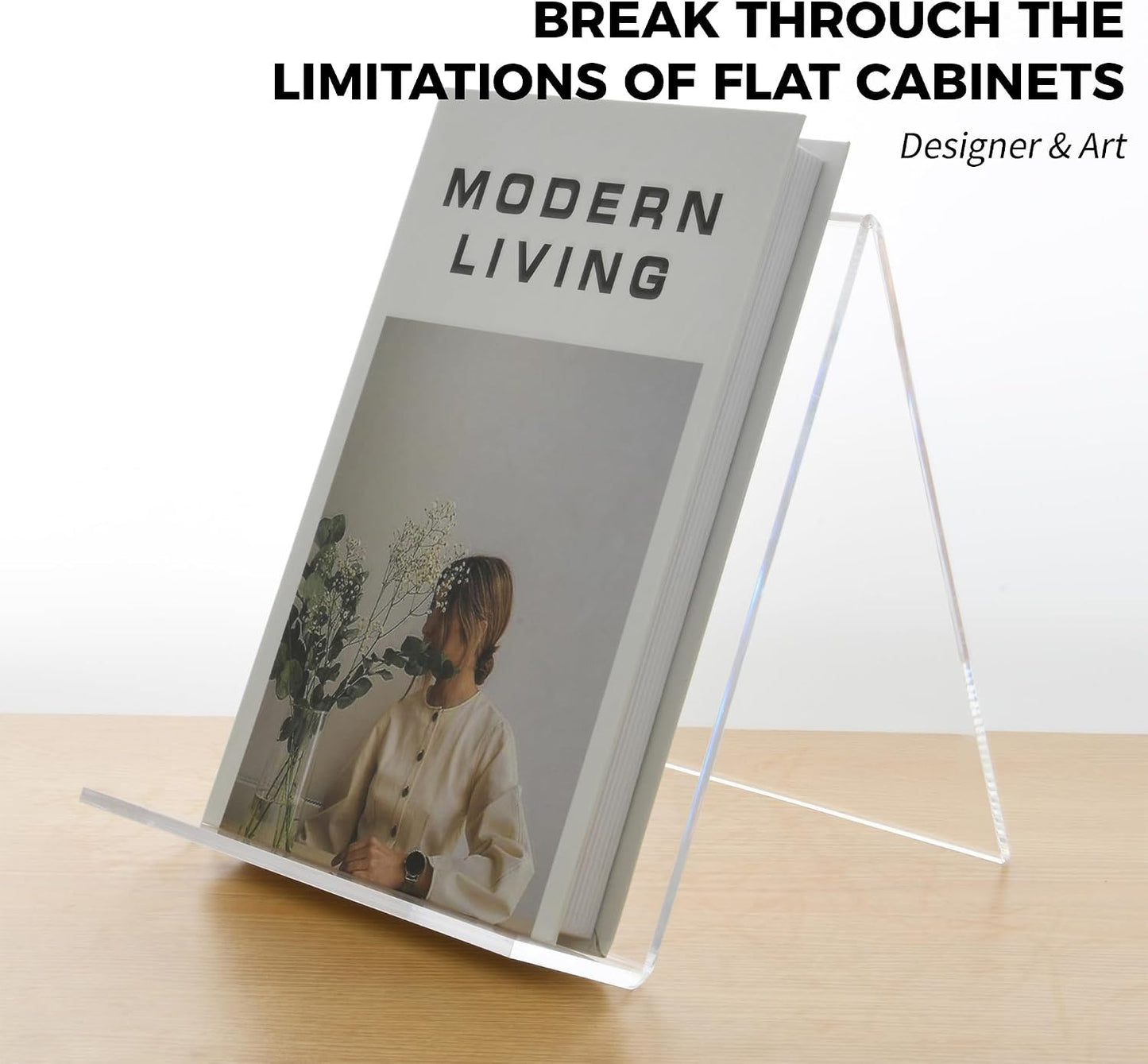 Acrylic Book Stand / 8.5 x 11 / 2-pack / Clear / Set of 2