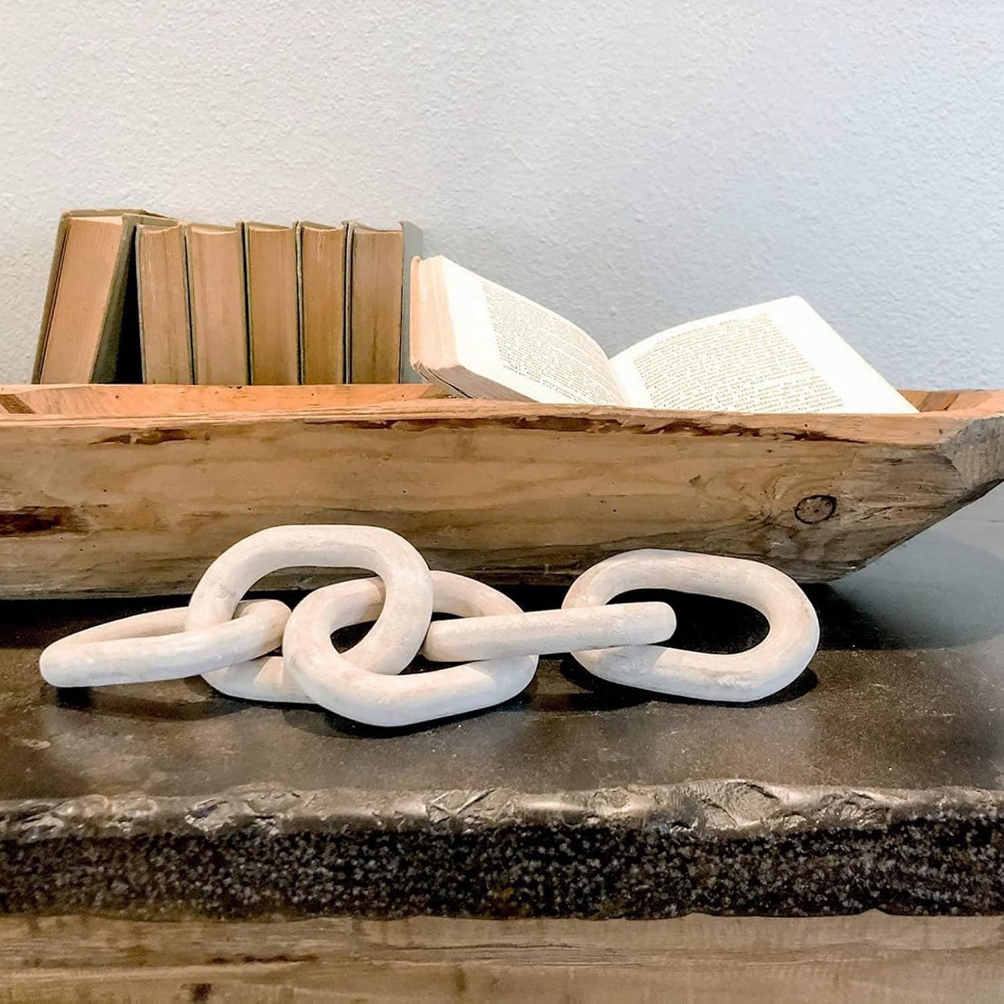 Modern Farmhouse Style / White / 21.7 Inch