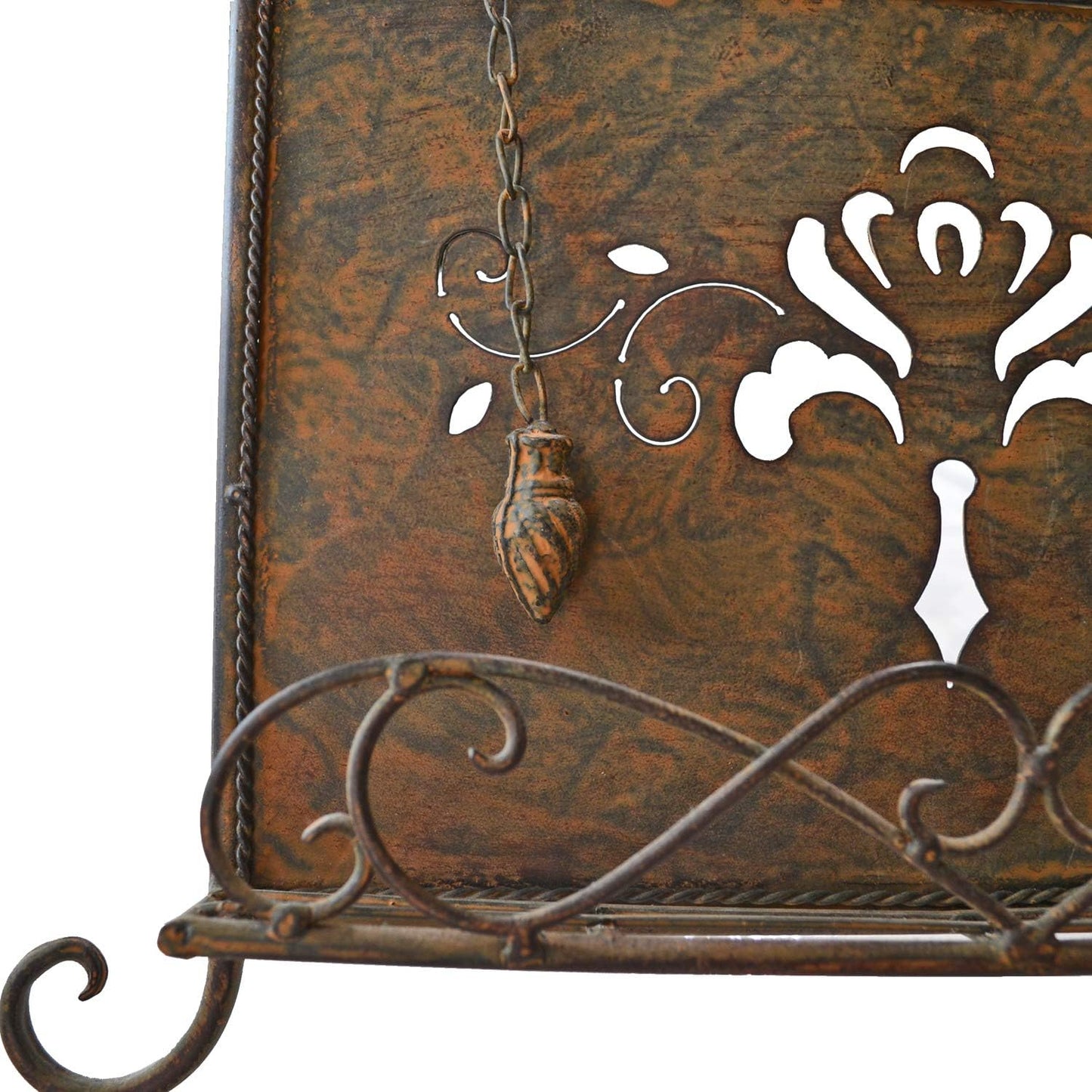 Westcharm Holiday Gift - Antique Metal Kitchen Cookbook Stand, Recipe Book Holder, iPad Holder, Cookery Book Easel with