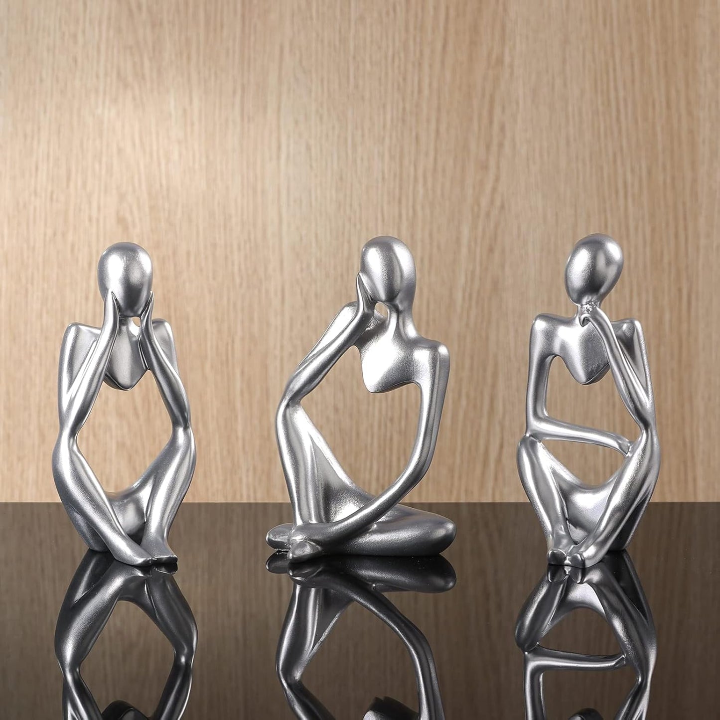 Golden Resin Collectible Figurines / Silver