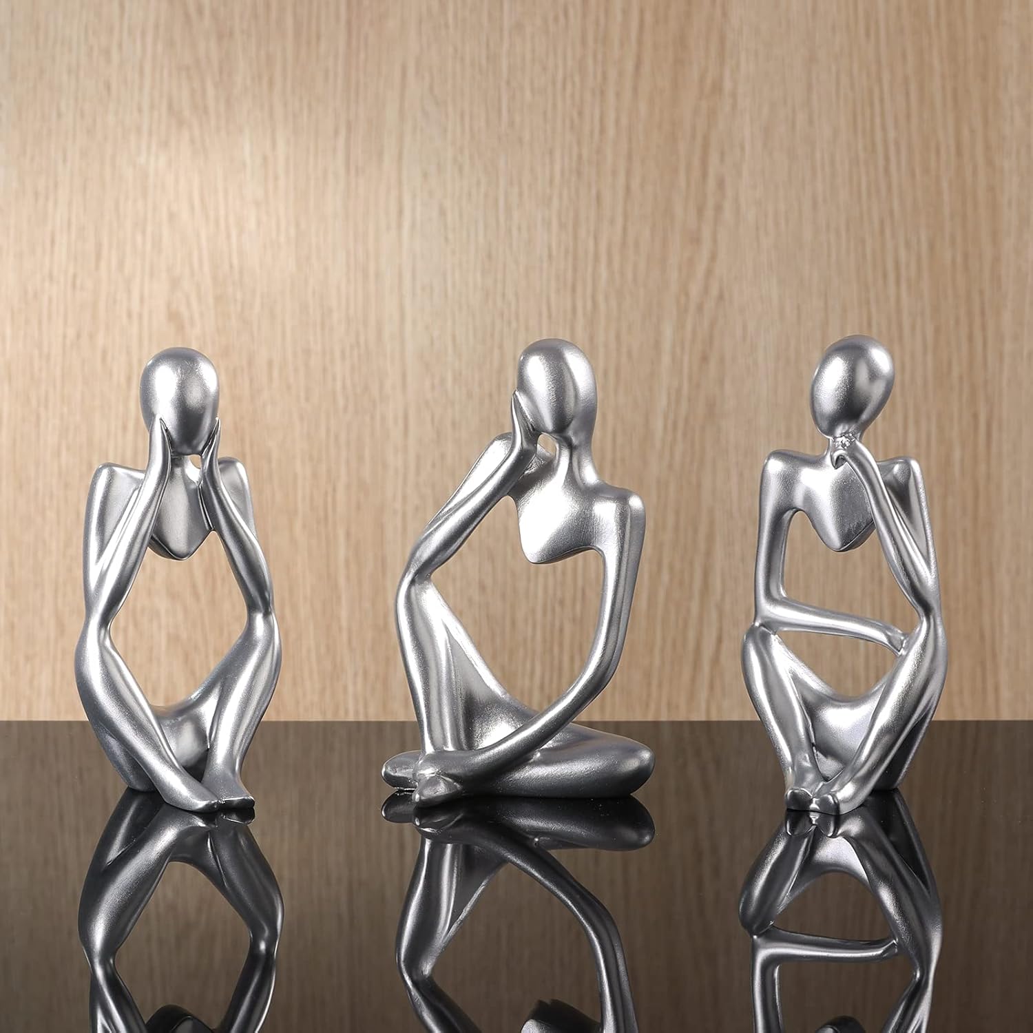 Golden Resin Collectible Figurines / Silver