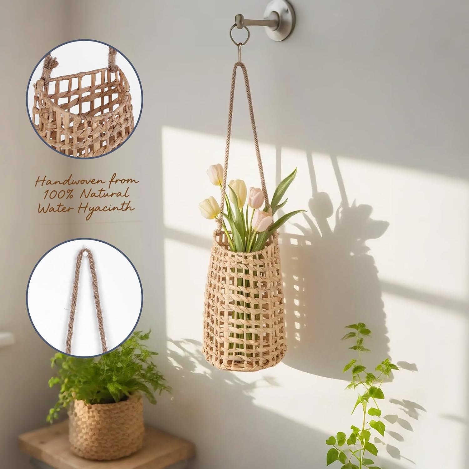 Woven Wall Hanging Basket