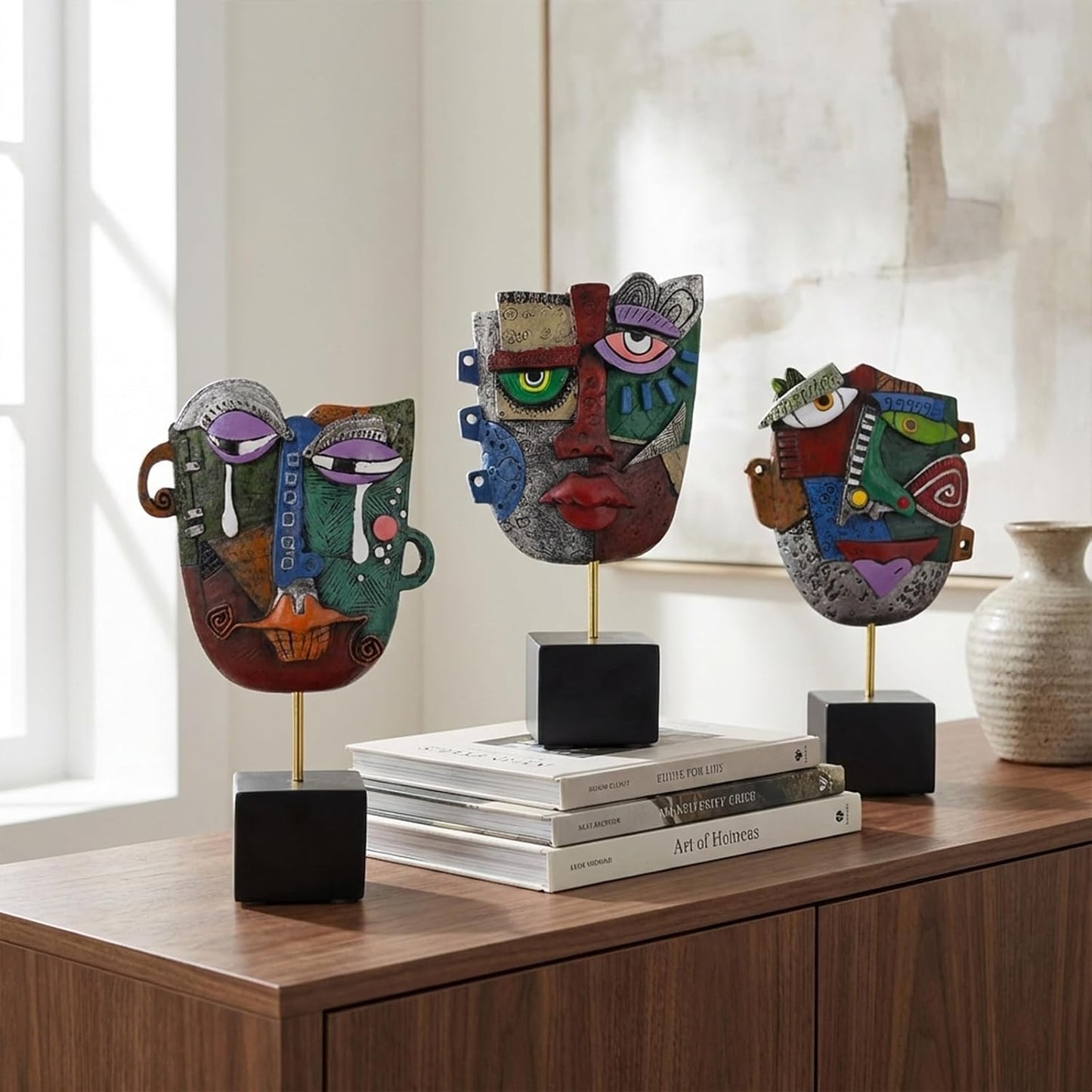 Mid Century Modern Statue / Set of 3
