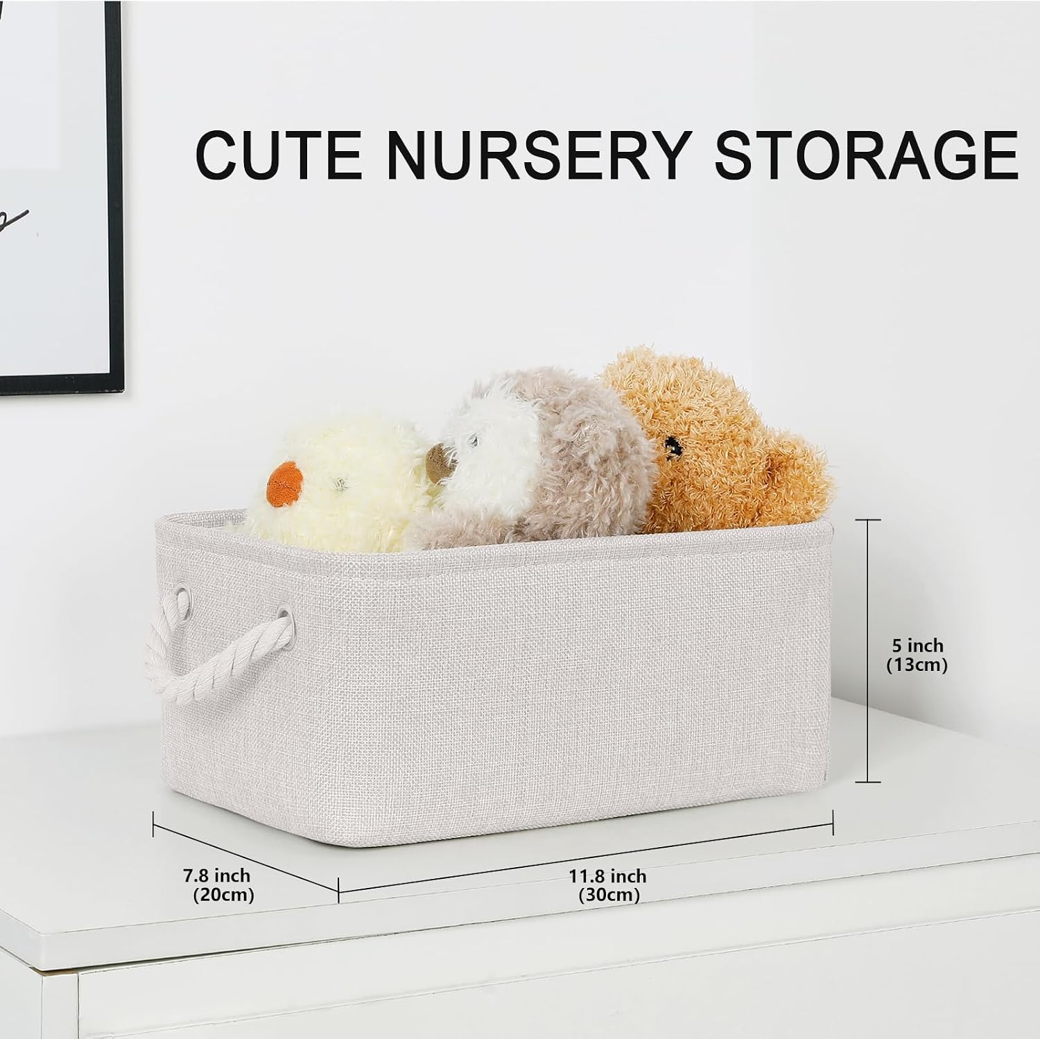 Small Storage Baskets / Ivory / Set of 6