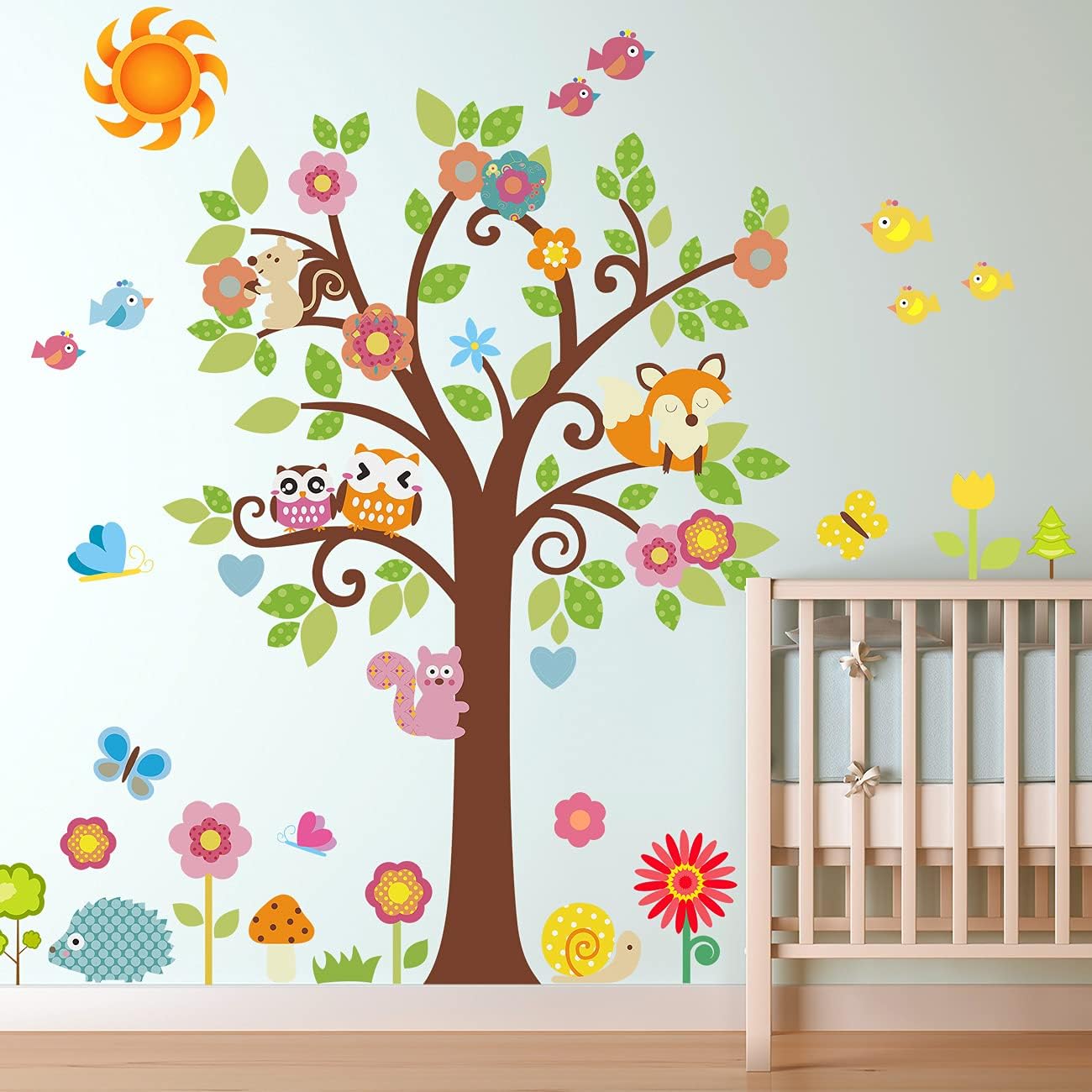 Flower Wall Decals DIY Vinyl Home Wall / B