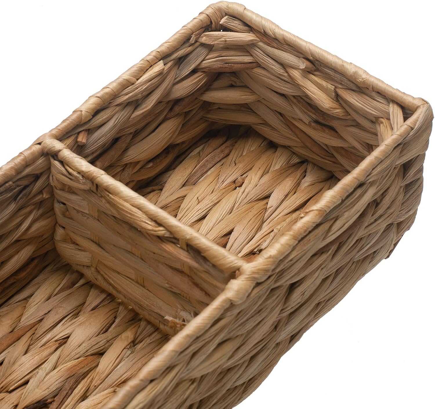 Wicker Bathroom Basket / 14.6 x 4.7 x 3.1