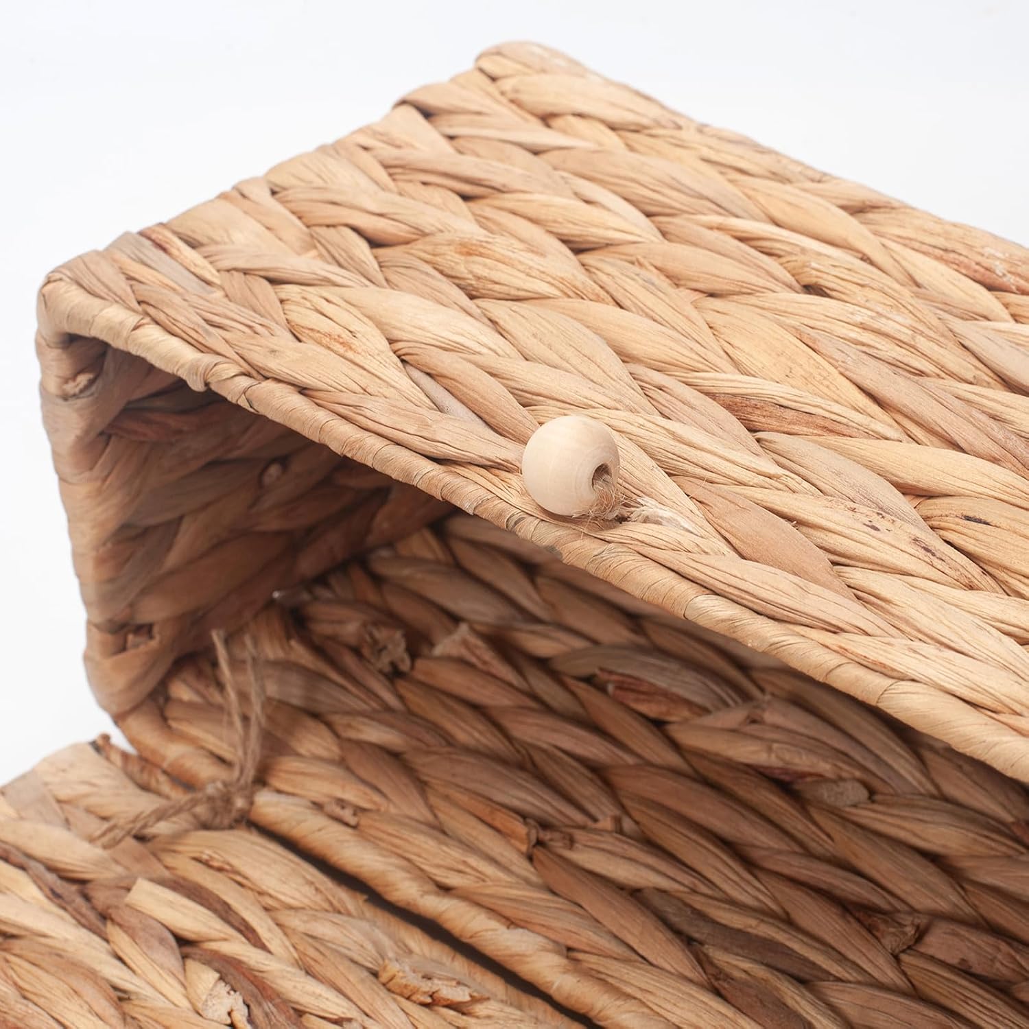 Disposable Paper Hand Towels Wicker Paper Towel Holders Trapezoid