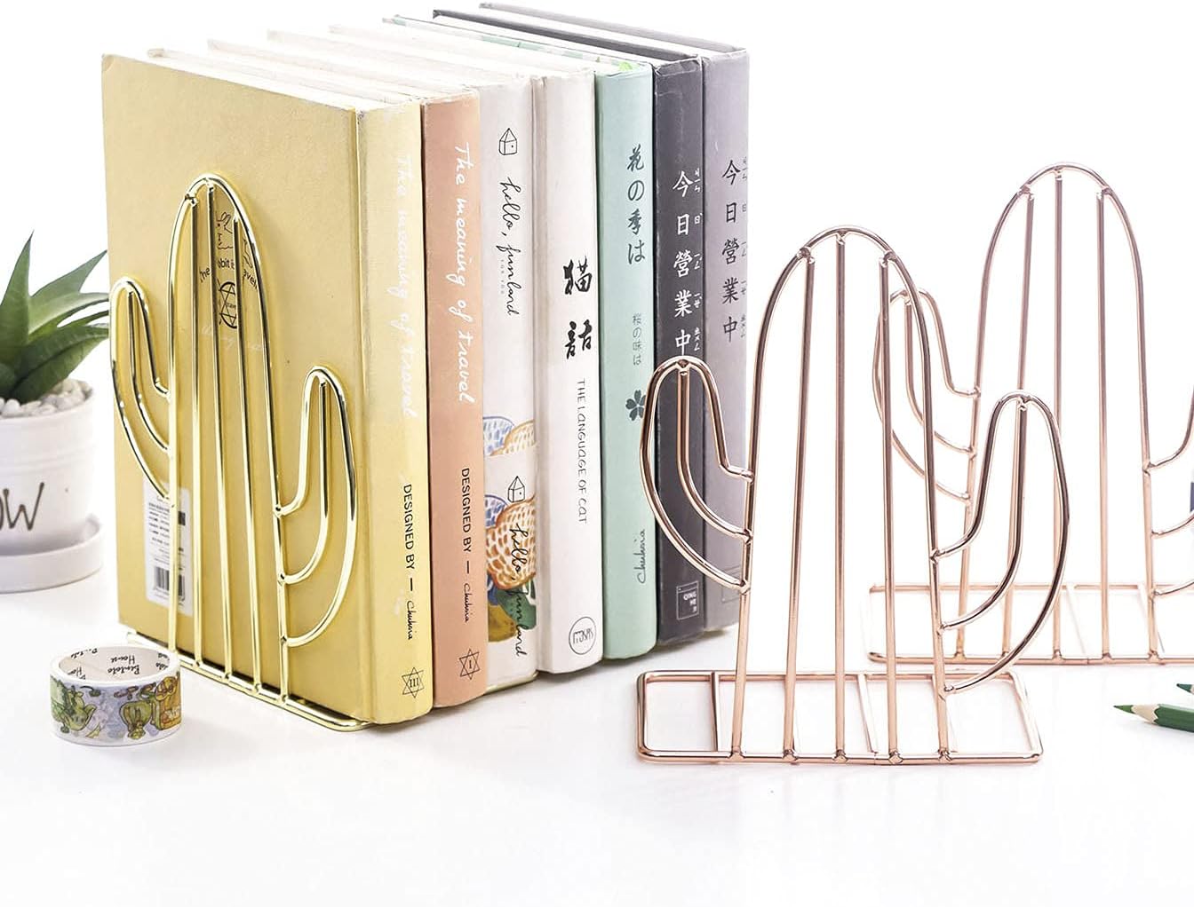Iron Metal Non-Slip Shelf Organizers / Gold