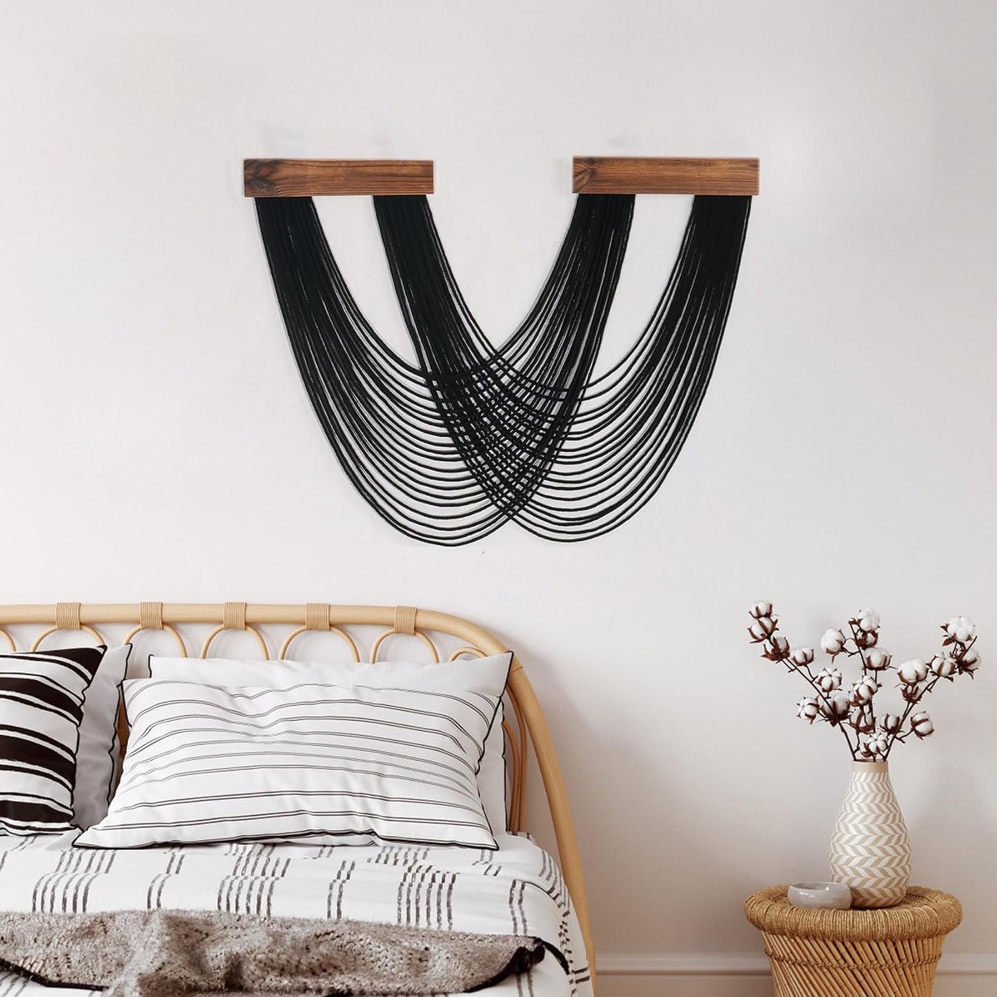 Macrame Wall Hanging / Black