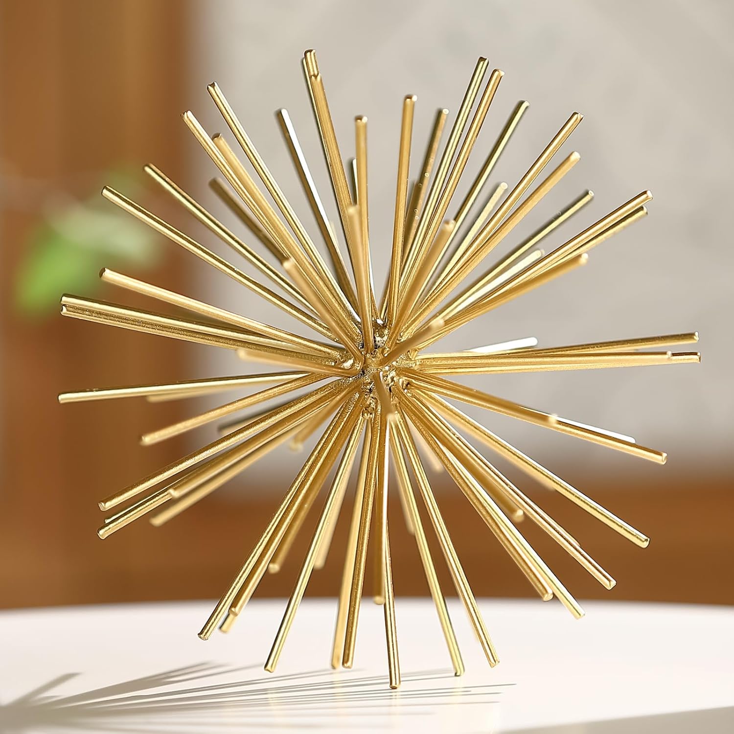 Mid-Century Modern / Gold-starburst-6 / 6 Inch