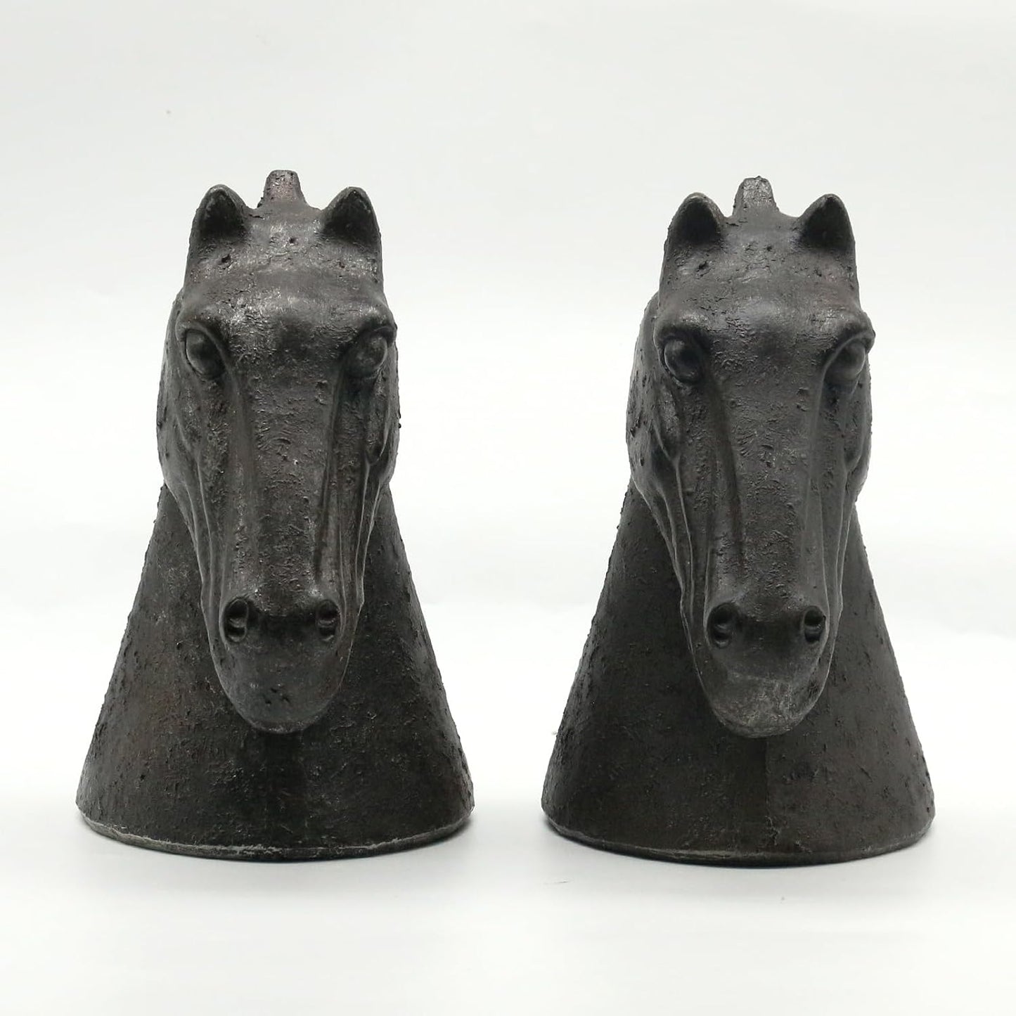 Decorative Bookends / Heavy Duty Non-Slip Book Holders / Horse Head