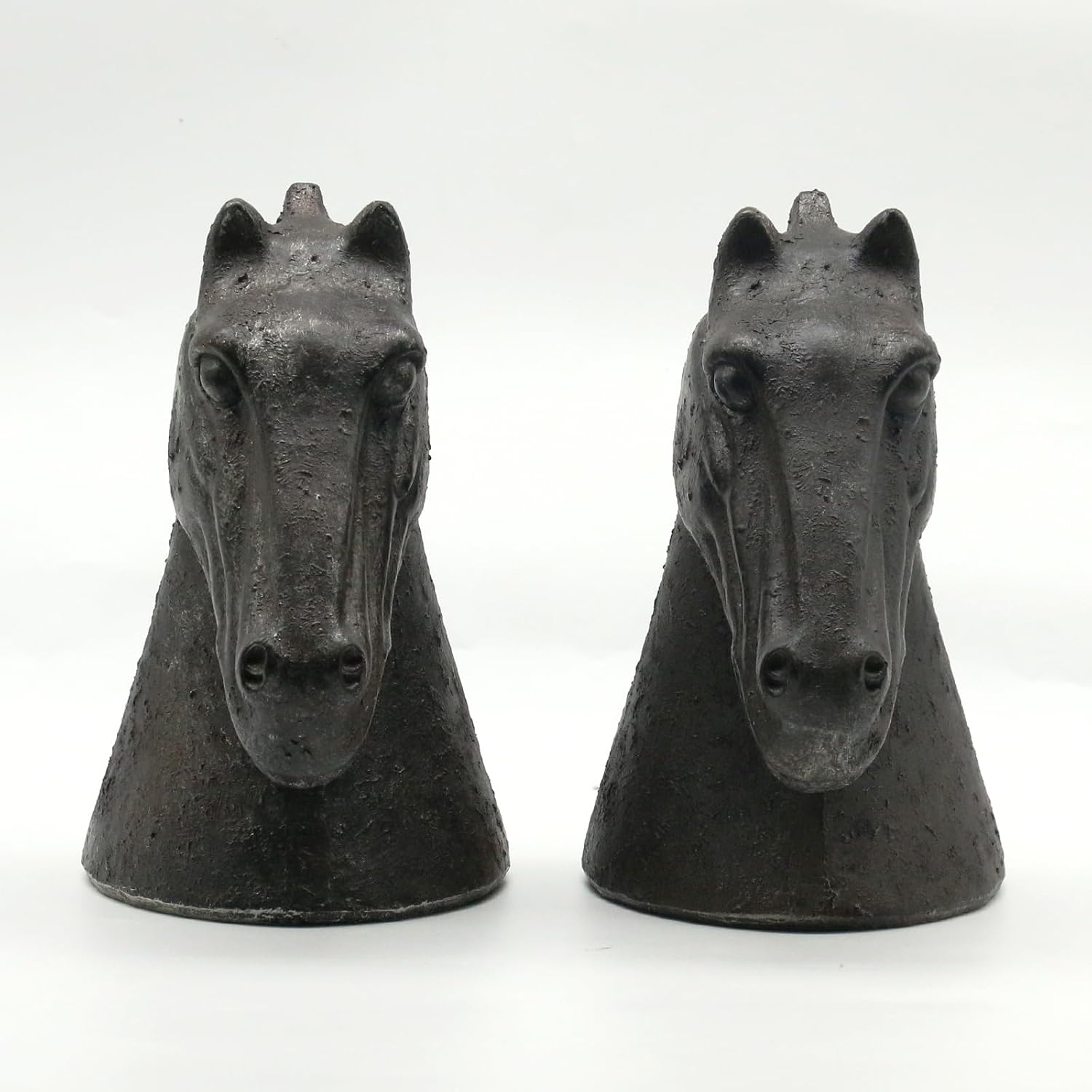 Decorative Bookends / Heavy Duty Non-Slip Book Holders / Horse Head