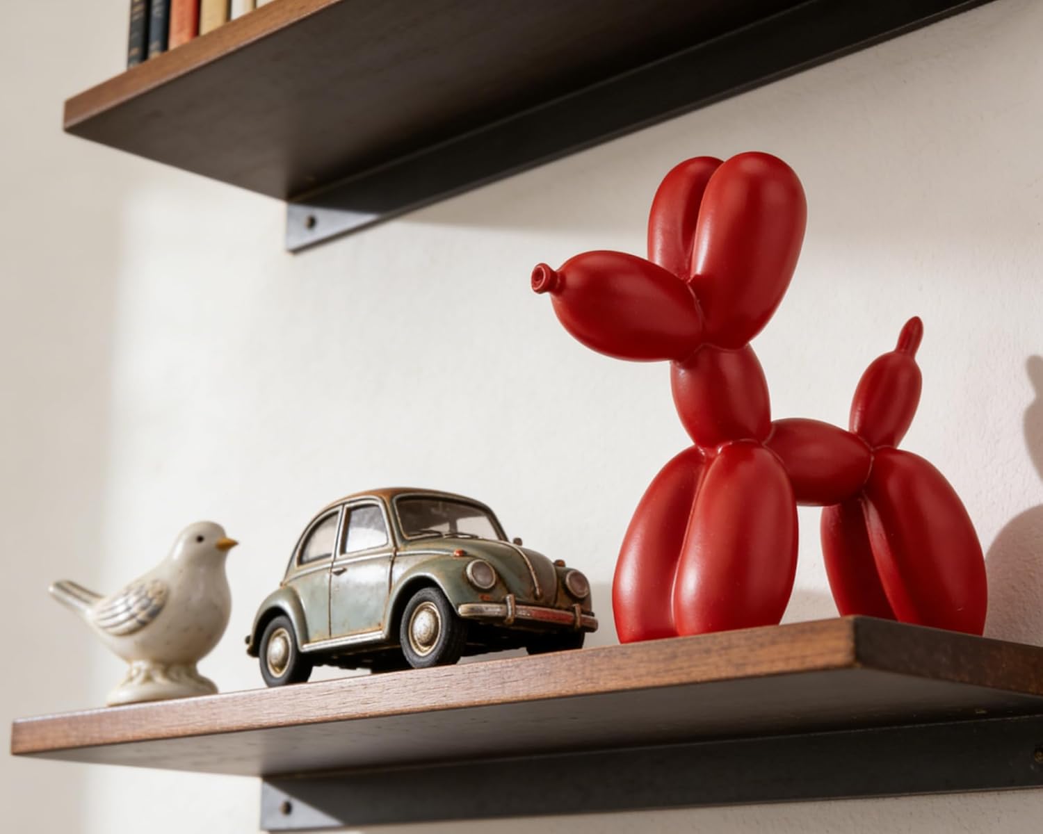 Balloon Dog Statue Decor / 4 Inch / Red