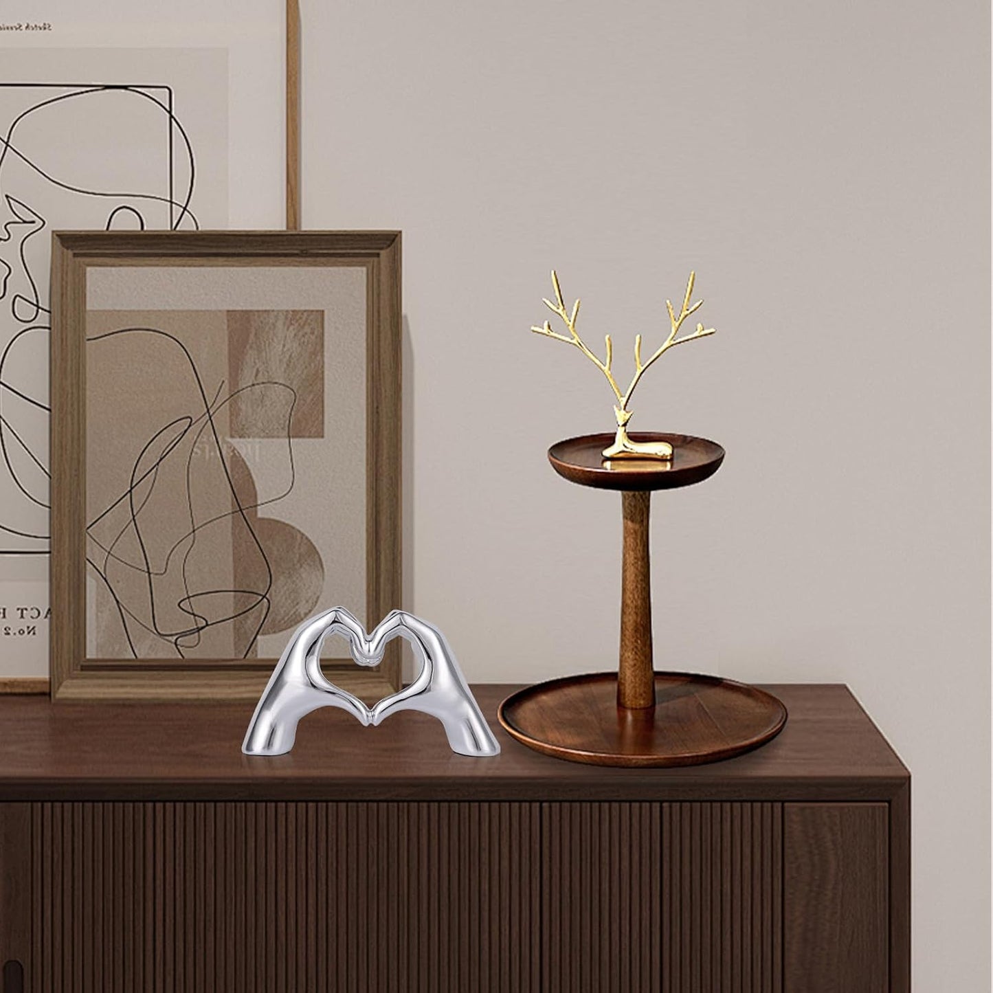 Room Home Decor Aesthetics / Electroplated Silver