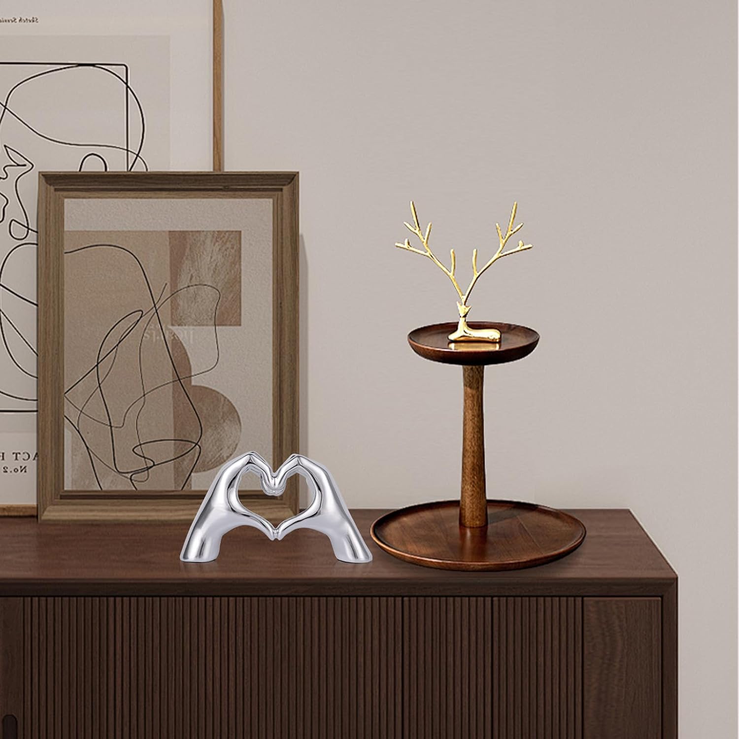 Room Home Decor Aesthetics / Electroplated Silver