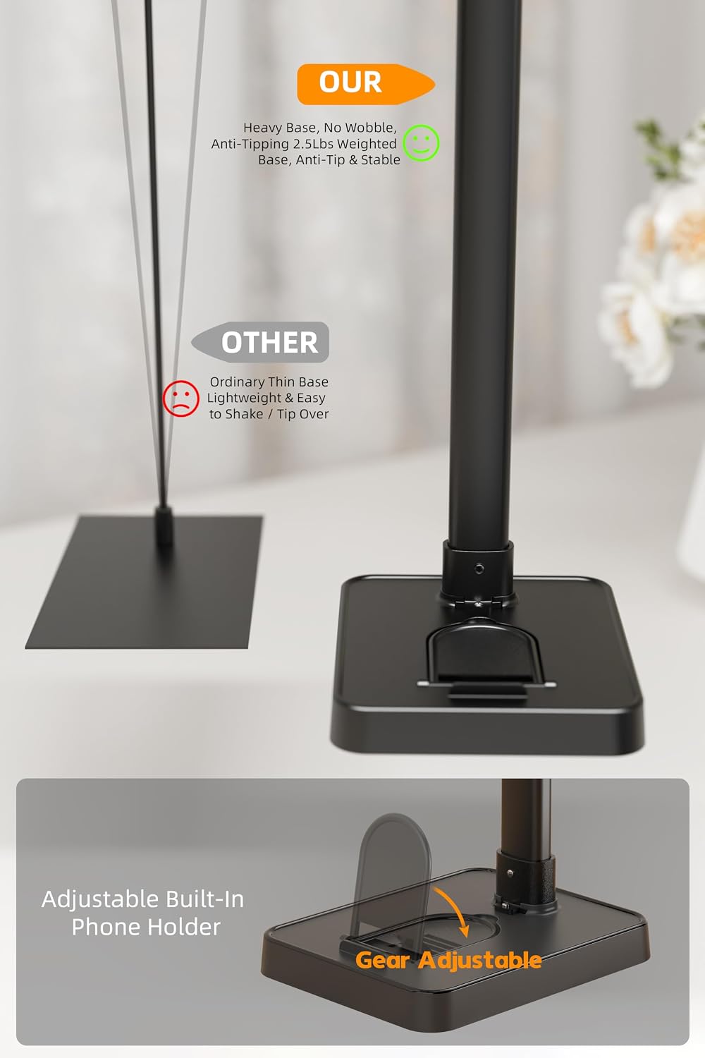 LED Desk Lamp for Home Office, Eye-Caring Desk Light with Remote,Adjustable Flexible Gooseneck,Adjustable Gooseneck
