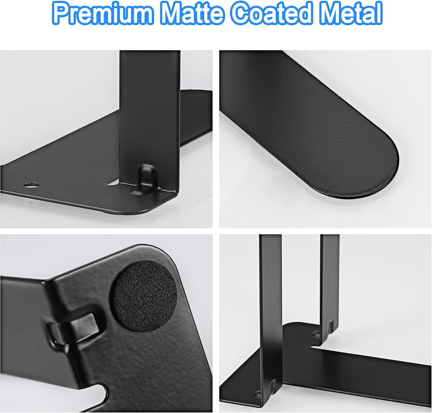 Heavy Duty Metal Bookends / Black