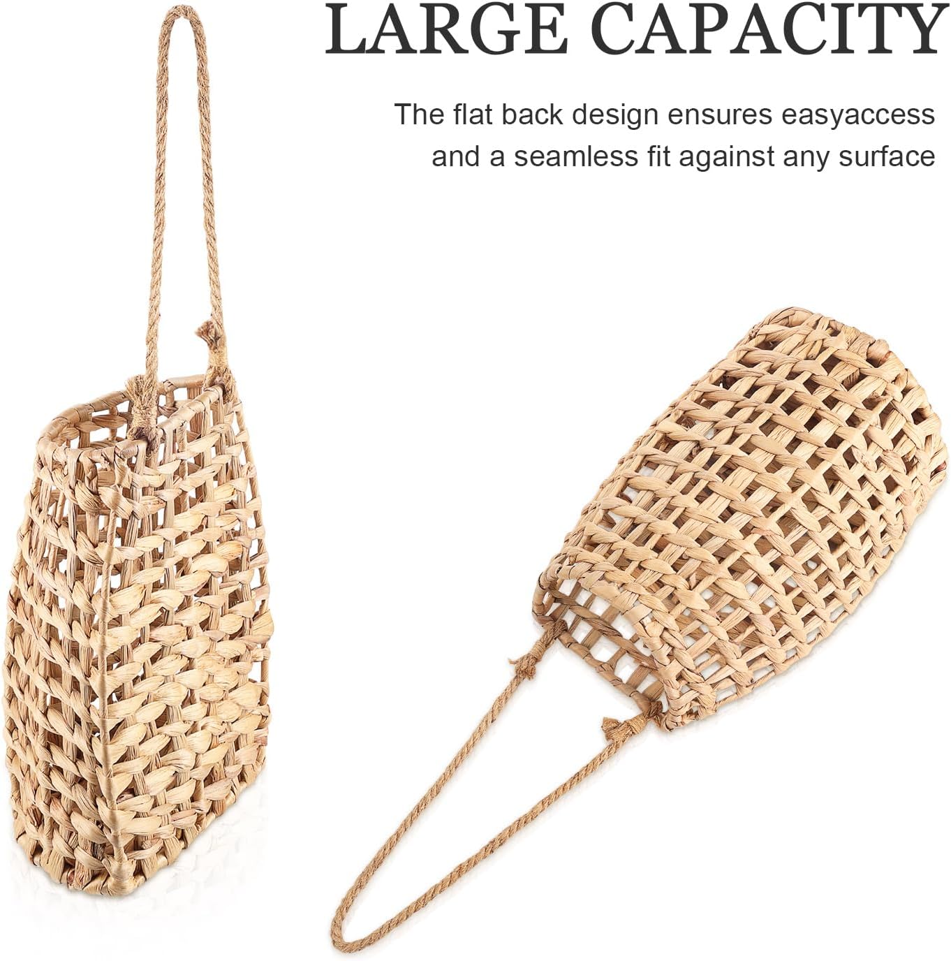 Water Hyacinth Woven Hanging Basket / Color1