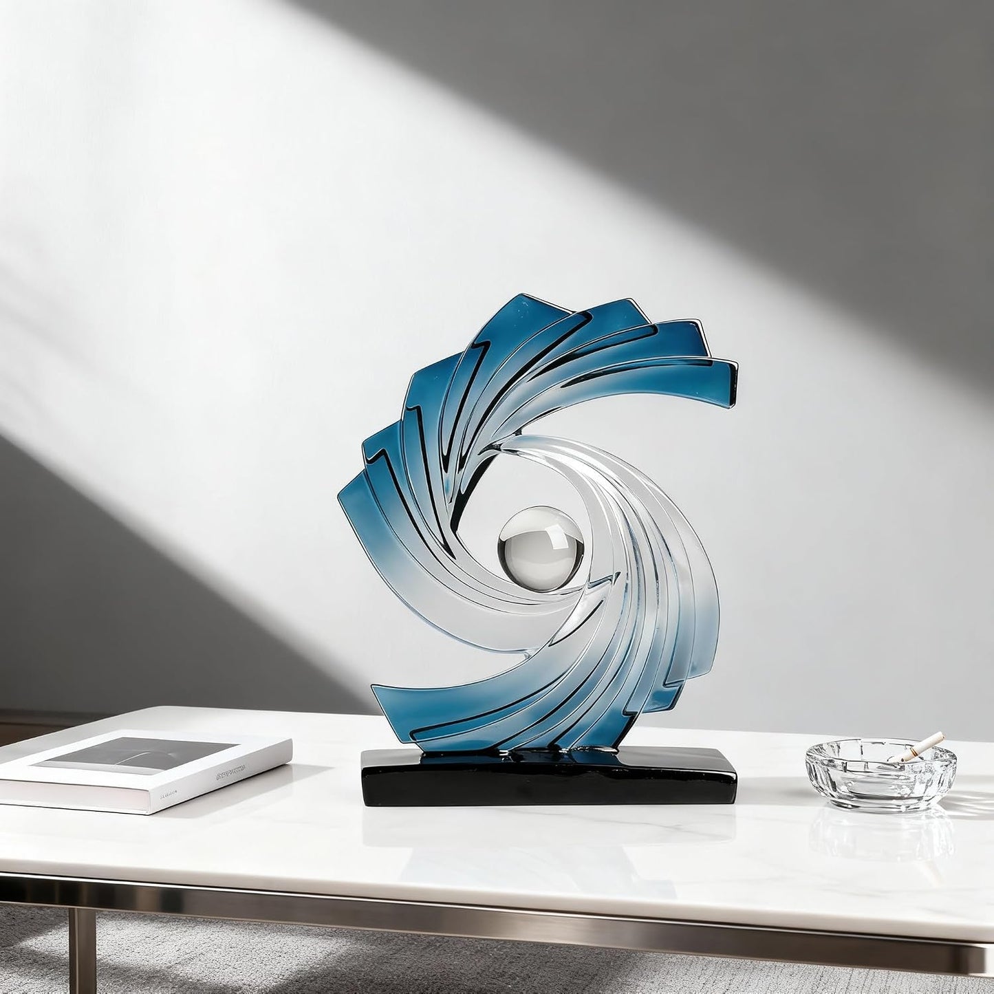 Abstract Art Statue / Blue