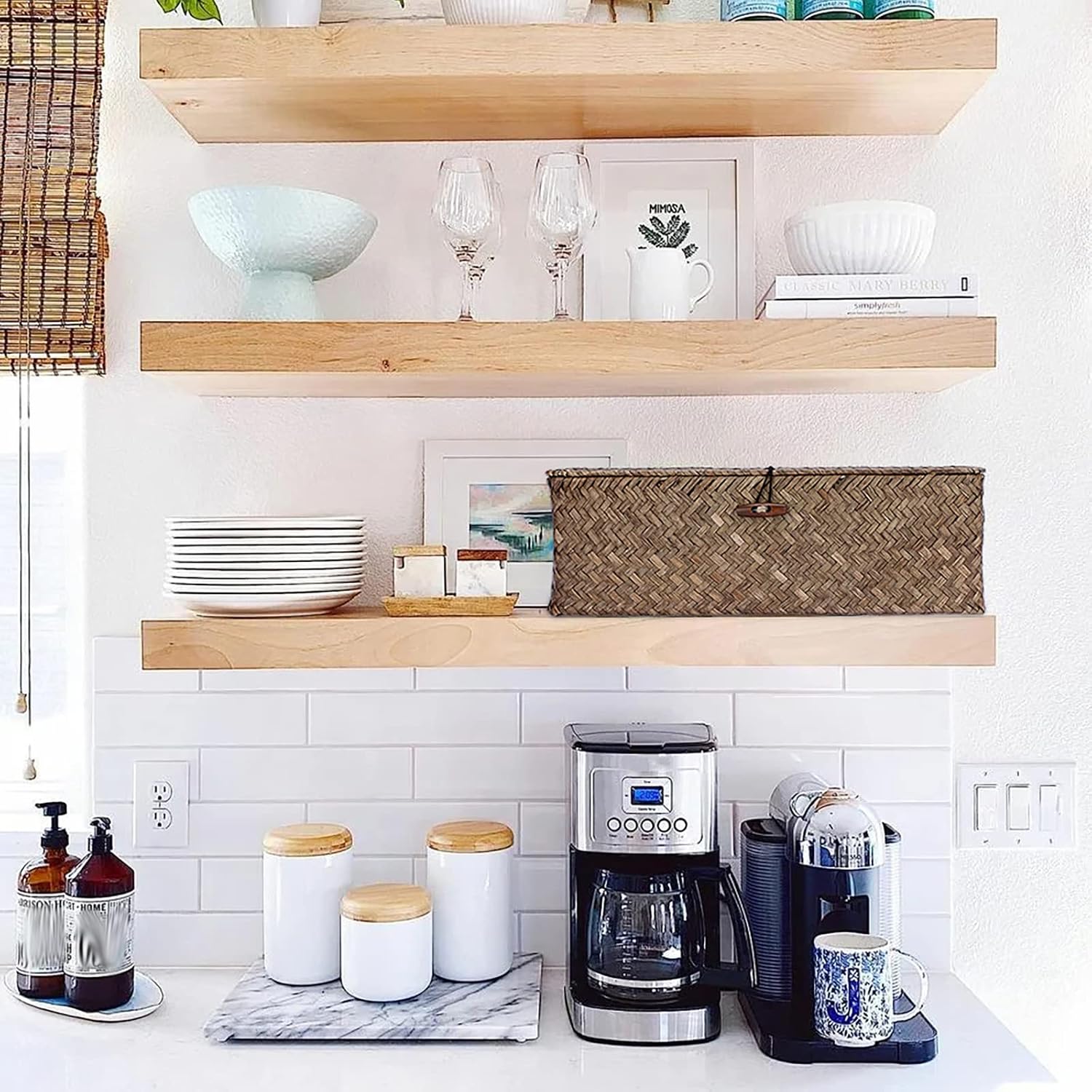 Seagrass Storage Basket / Coffee / Medium