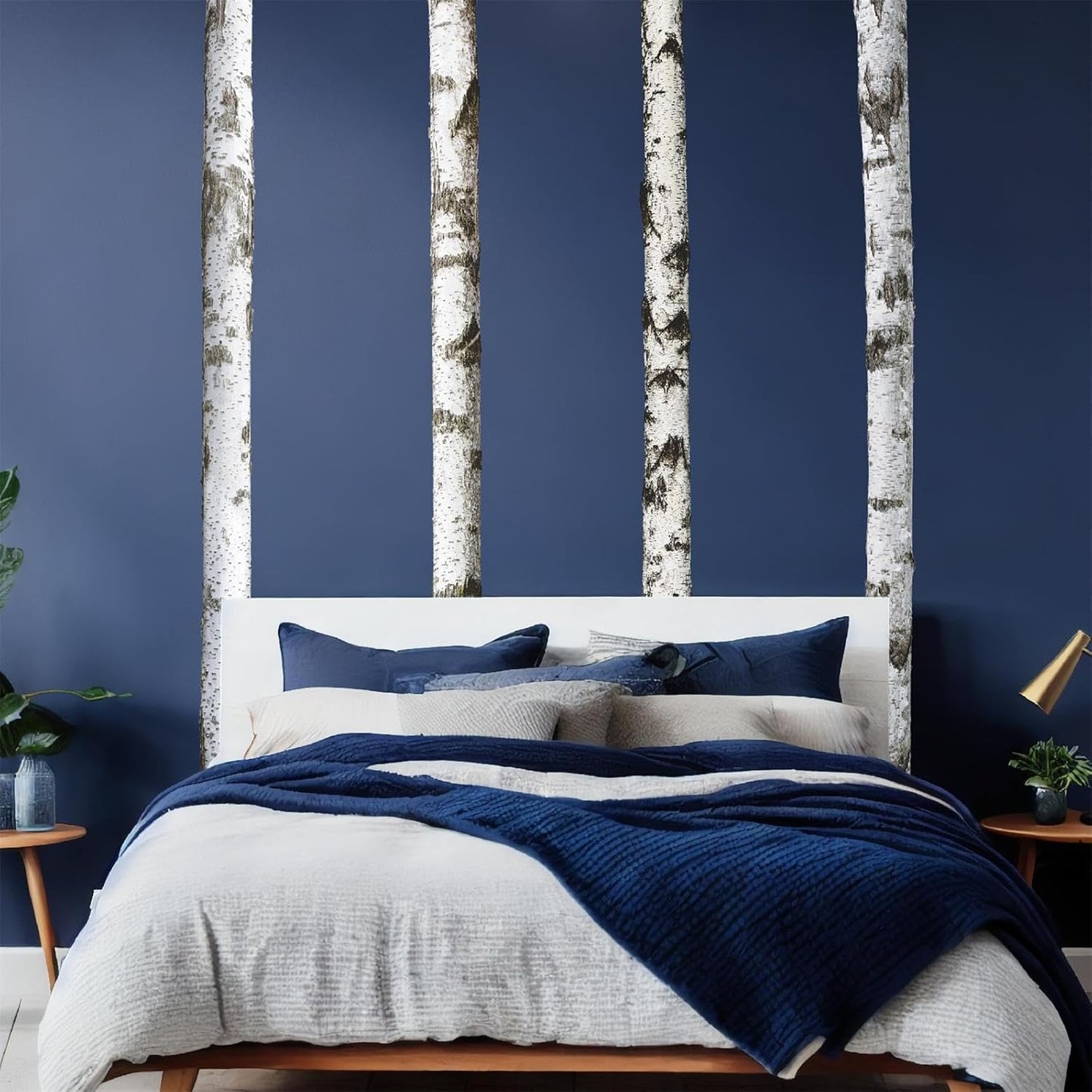 Large Wall Decal Nature Tree Wall Stickers Peel and Stick Large Tree Wall Decals Forest / Birch Tree