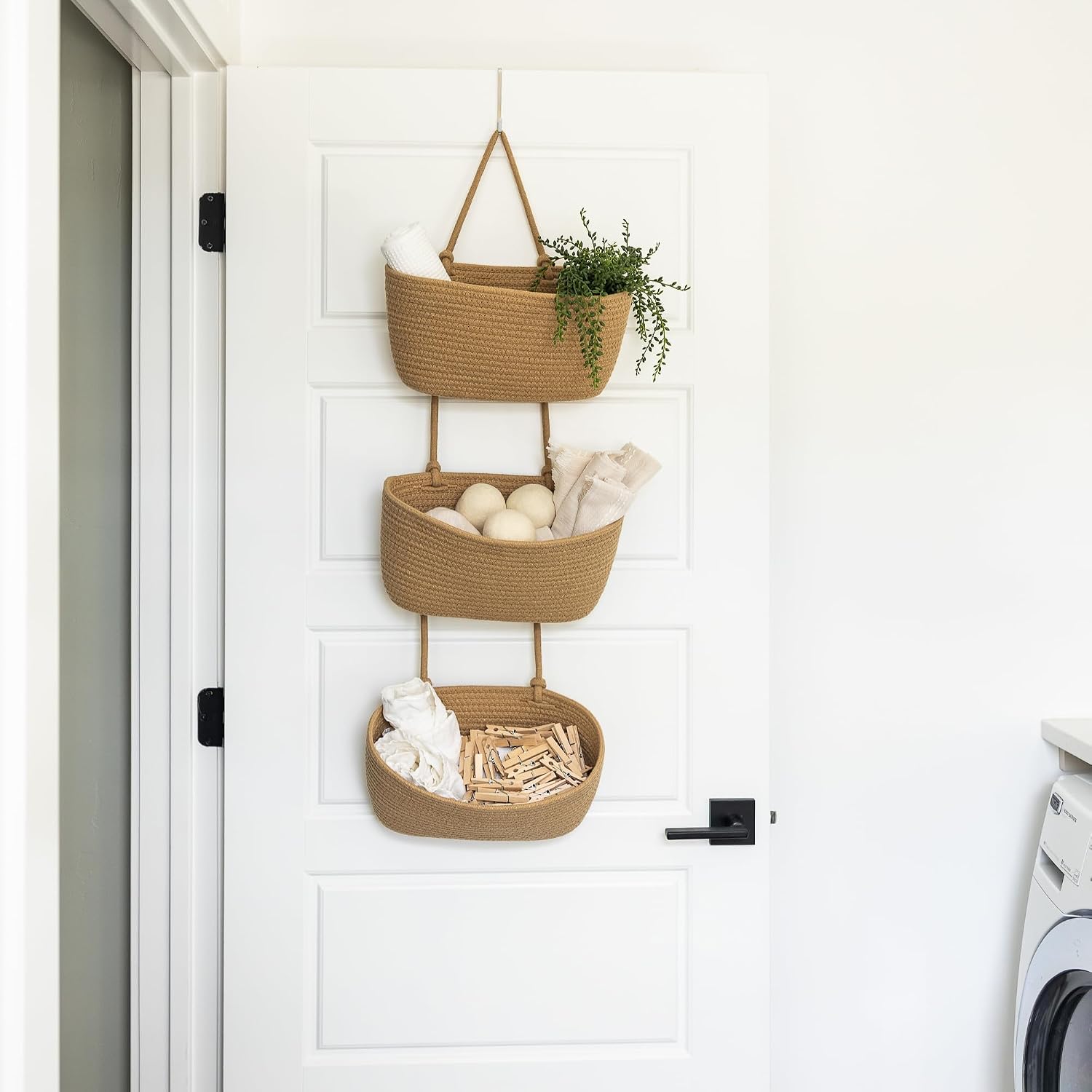 Detachable Woven Storage Baskets / Set of 2