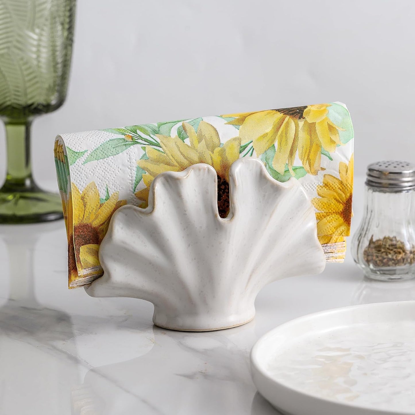 Ceramic Sponge Holder / White