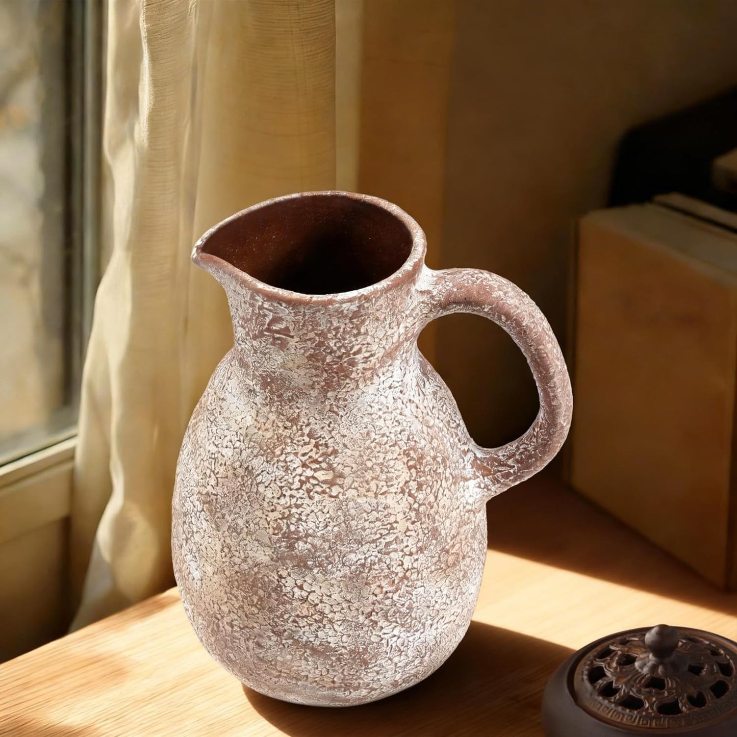 Ceramic Flower Vase Farmhouse Vase / 8 Inch-retro / 8 Inch