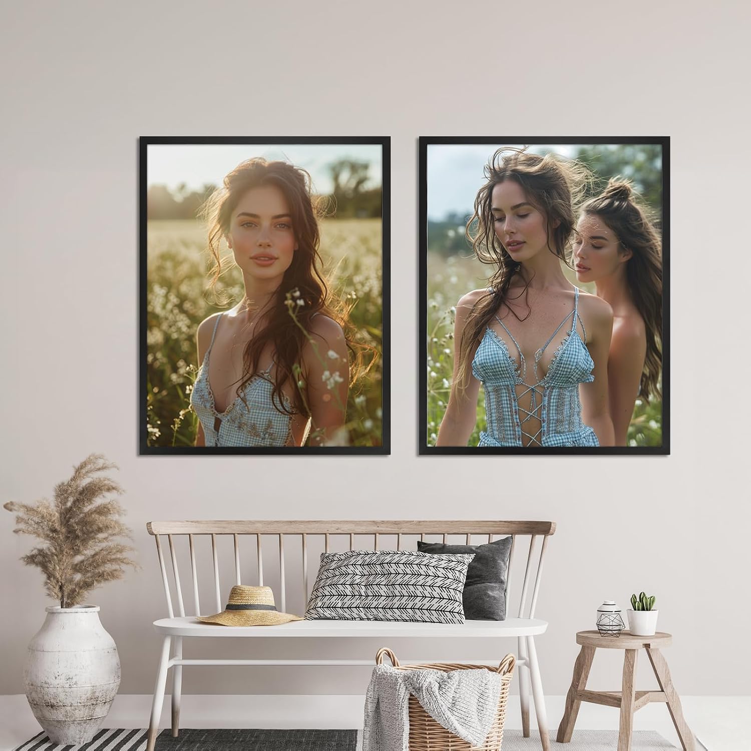 Giftgarden 22x28 Picture Frame Black, Textured Metal Frame 28x22 for Wall Display, Single
