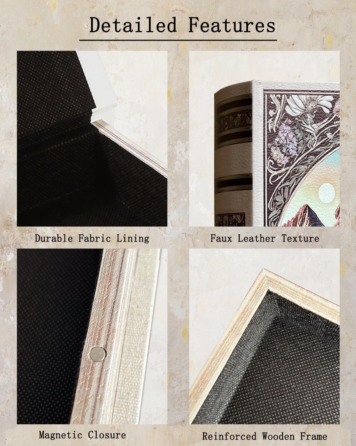 Vintage Faux Book Boxes / Grand Teton
