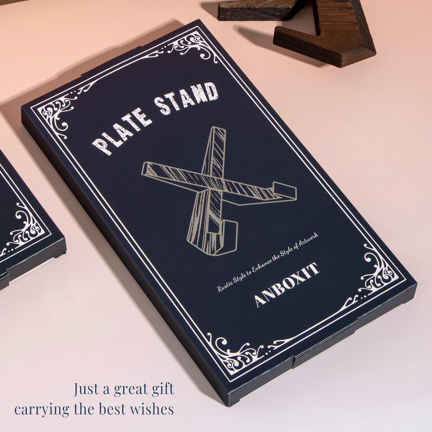 Wooden Picture Frame Stand / 6.5 Inch / Set of 3