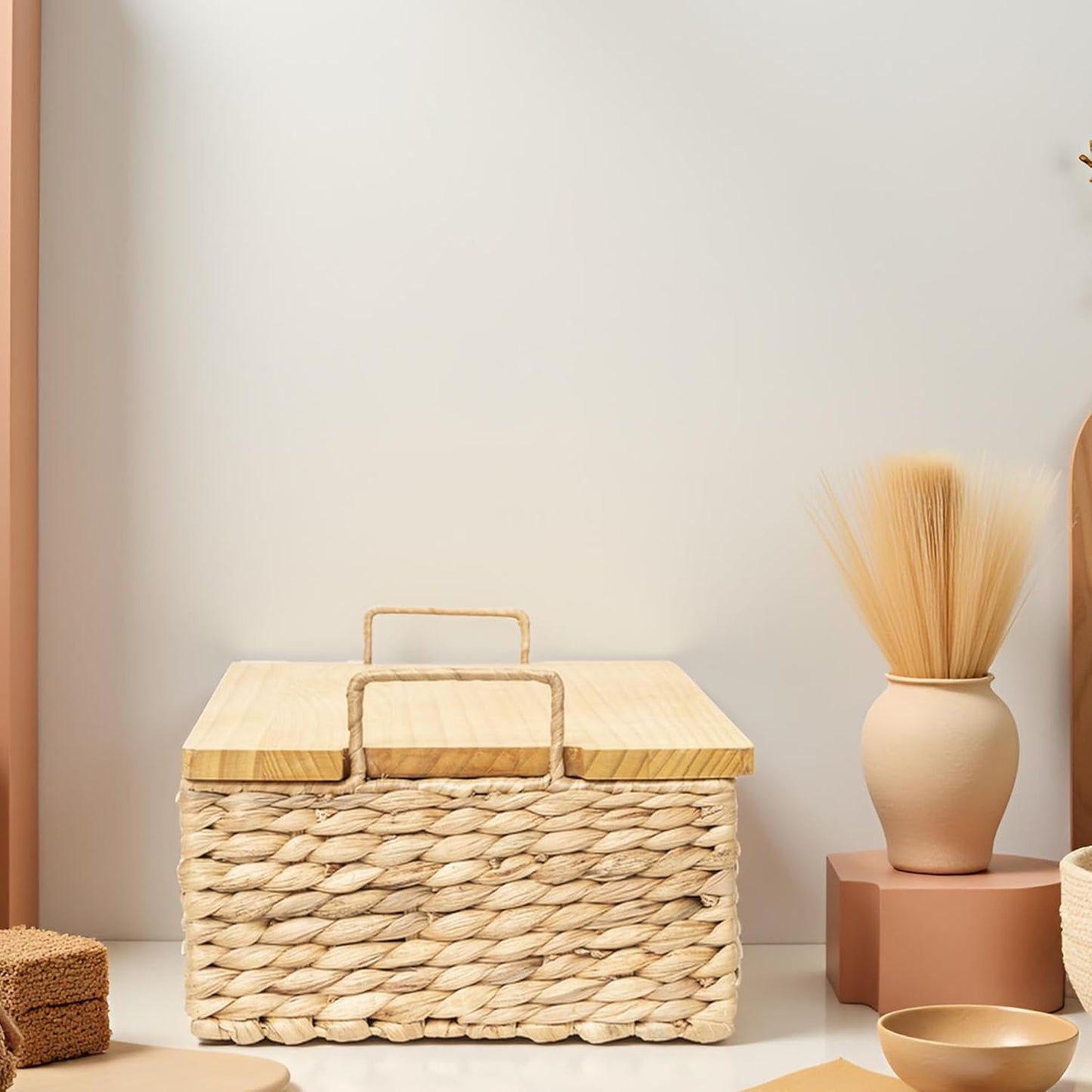 Functional Wicker Organizing Baskets / Small