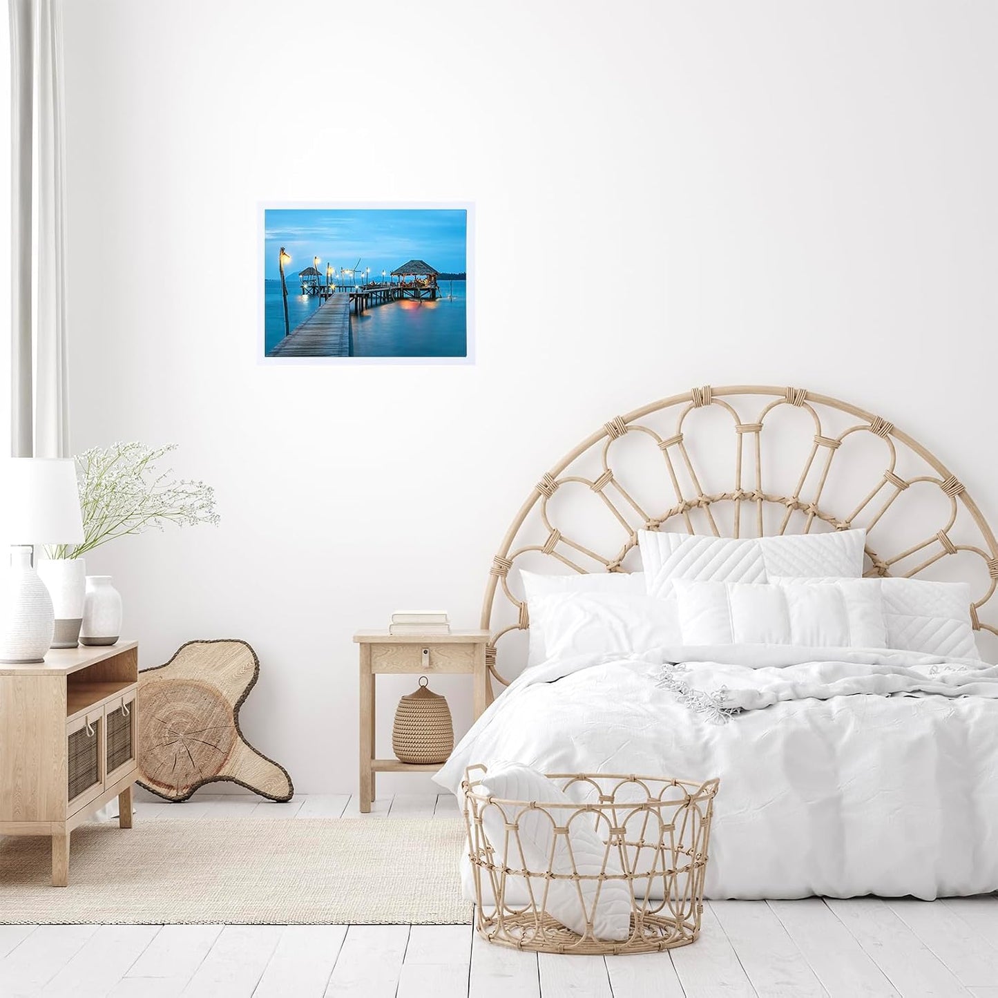 JCJMY 12x17 White Picture Frame Set of 6, Horizontal and Vertical Formats for Wall Hanging, 12 x 17 Wall Gallery Poster