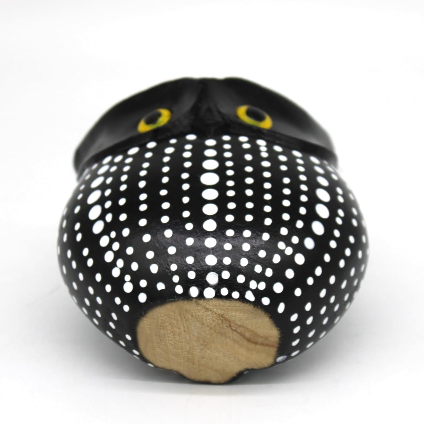 Handmade Wooden Owl Figurine Owls Gifts for Women Bathroom Shelf Decorations Items Modern / Black