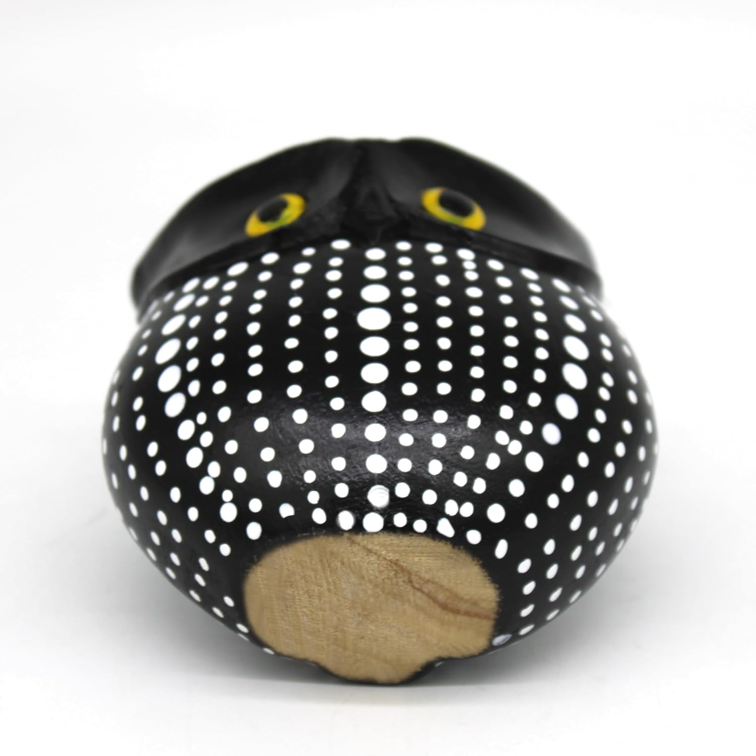 Handmade Wooden Owl Figurine Owls Gifts for Women Bathroom Shelf Decorations Items Modern / Black