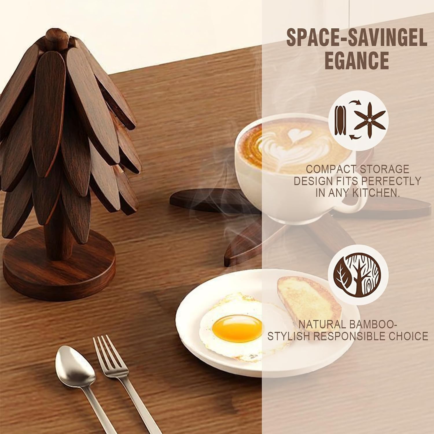 5 Bamboo + 1 Stand stored Like a Tree