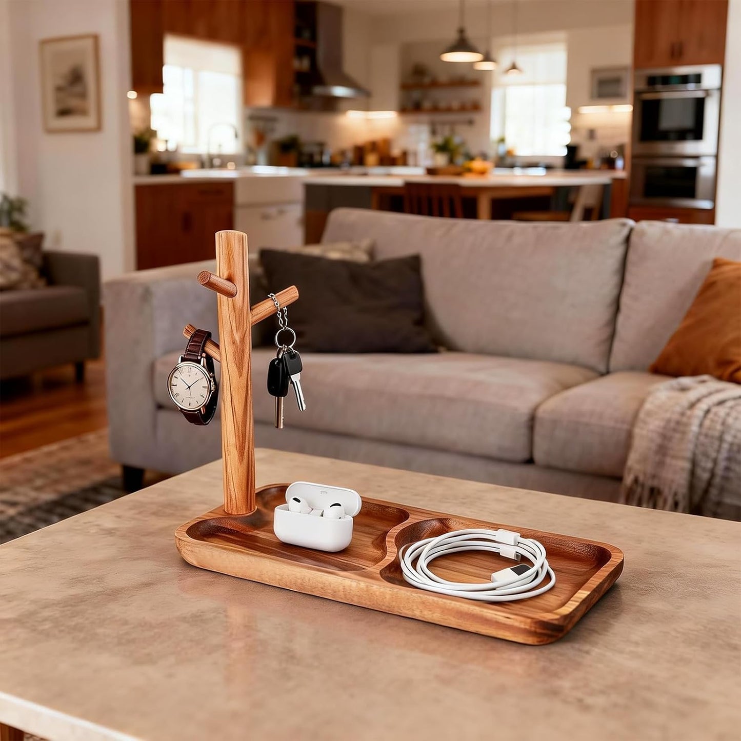 Wooden Catchall Organizer / Rectangle