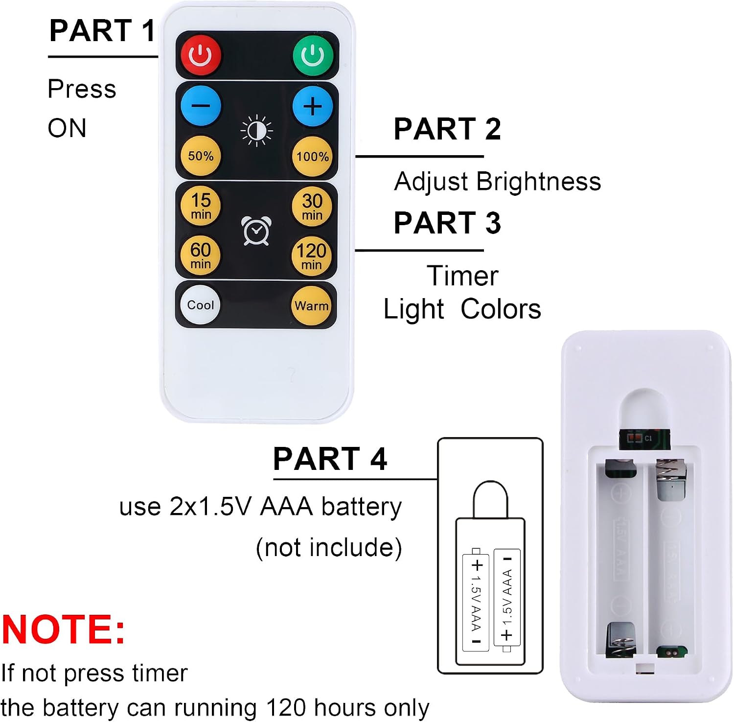 MWZ Gold Battery Operated Wall Sconces Set of Two,Wireless Indoor Lighting with Remote Control, Modern Dimmable 2 Color