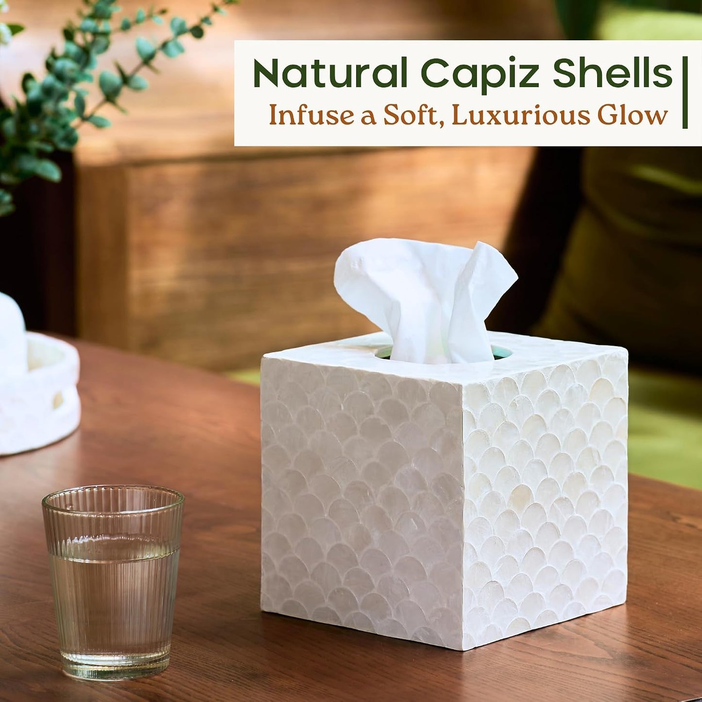 Decorative Tissue Holder / Square