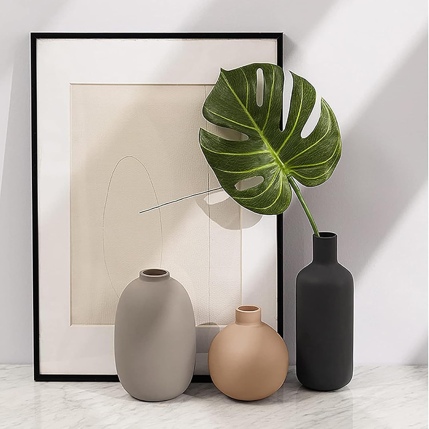 Ceramic Modern Farmhouse Vase / Multicolor