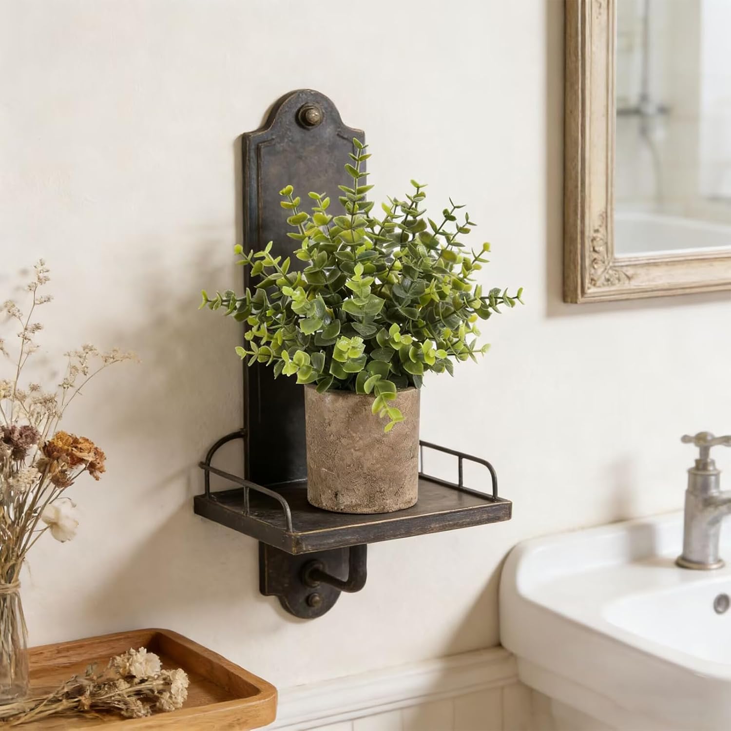 Small Potted Artificial Plant Indoor / Set of 3