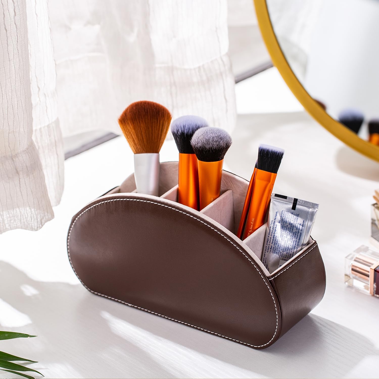 Remote Control Holders Organizer Box / Dark Brown / S