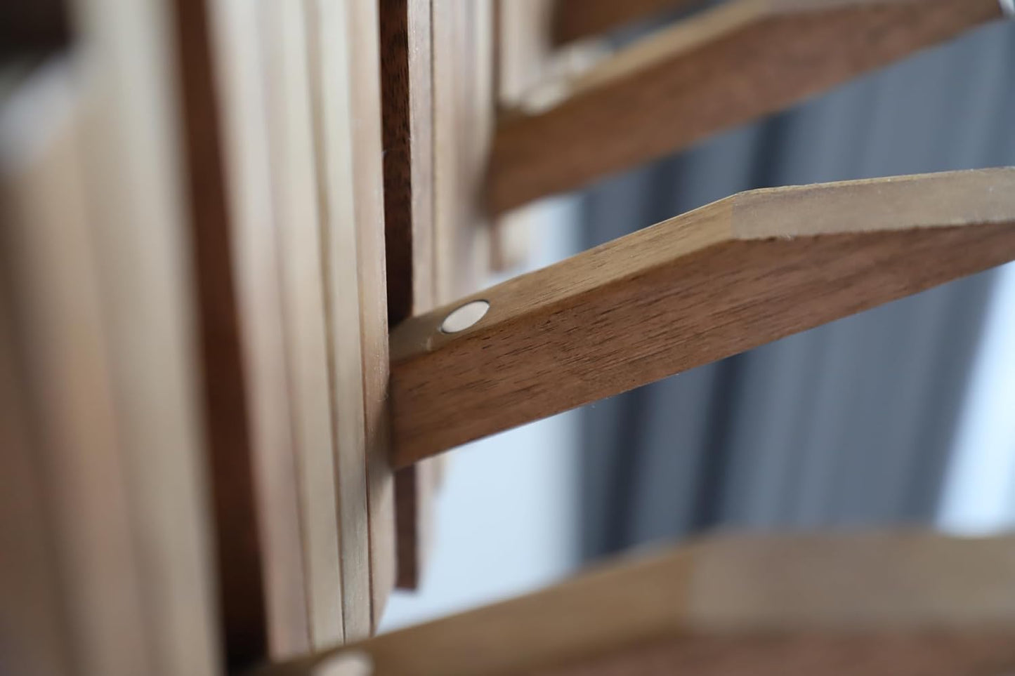 Natural Wood Wall Mounted Piano Coat Rack| Coat Rack Wall Mount| Flip Down Wall Hook Rack 5 Hooks| Entryway Wall Art