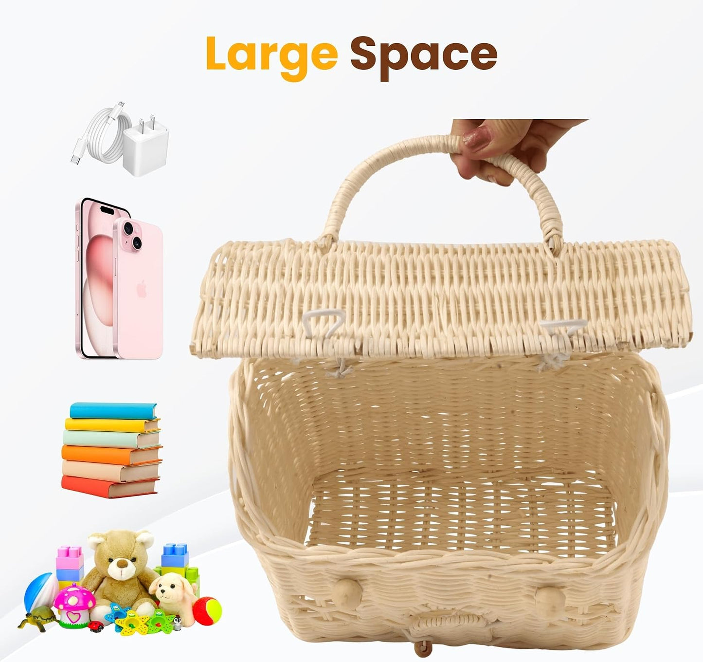 Rattan Storage Basket / Natural