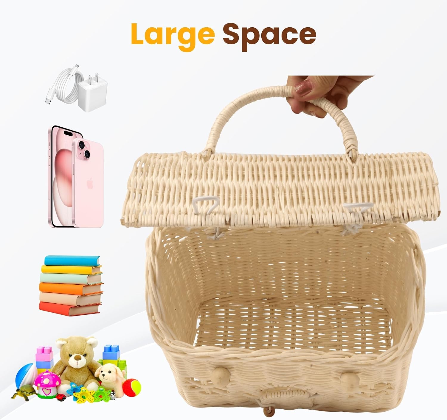 Rattan Storage Basket / Natural