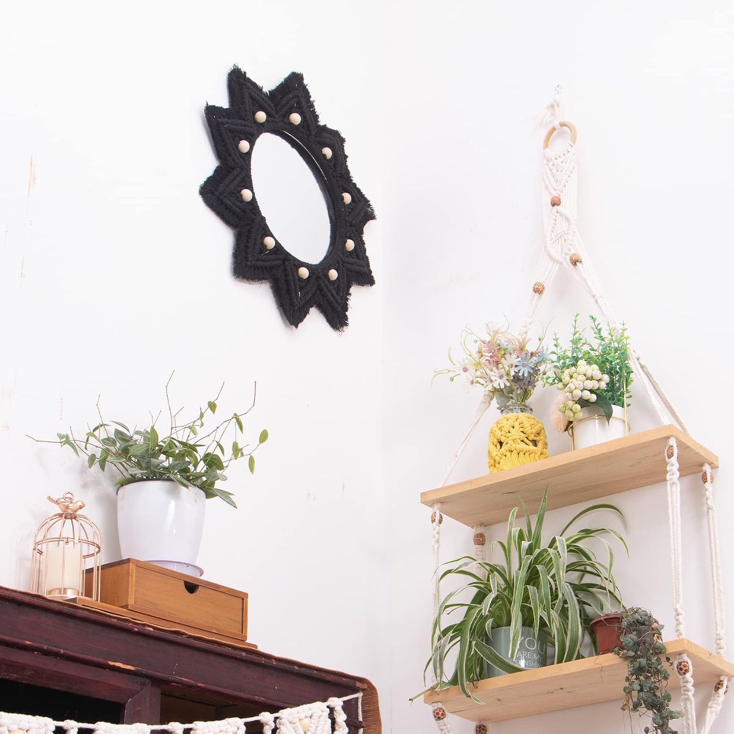 wall hanging HD glass / Black