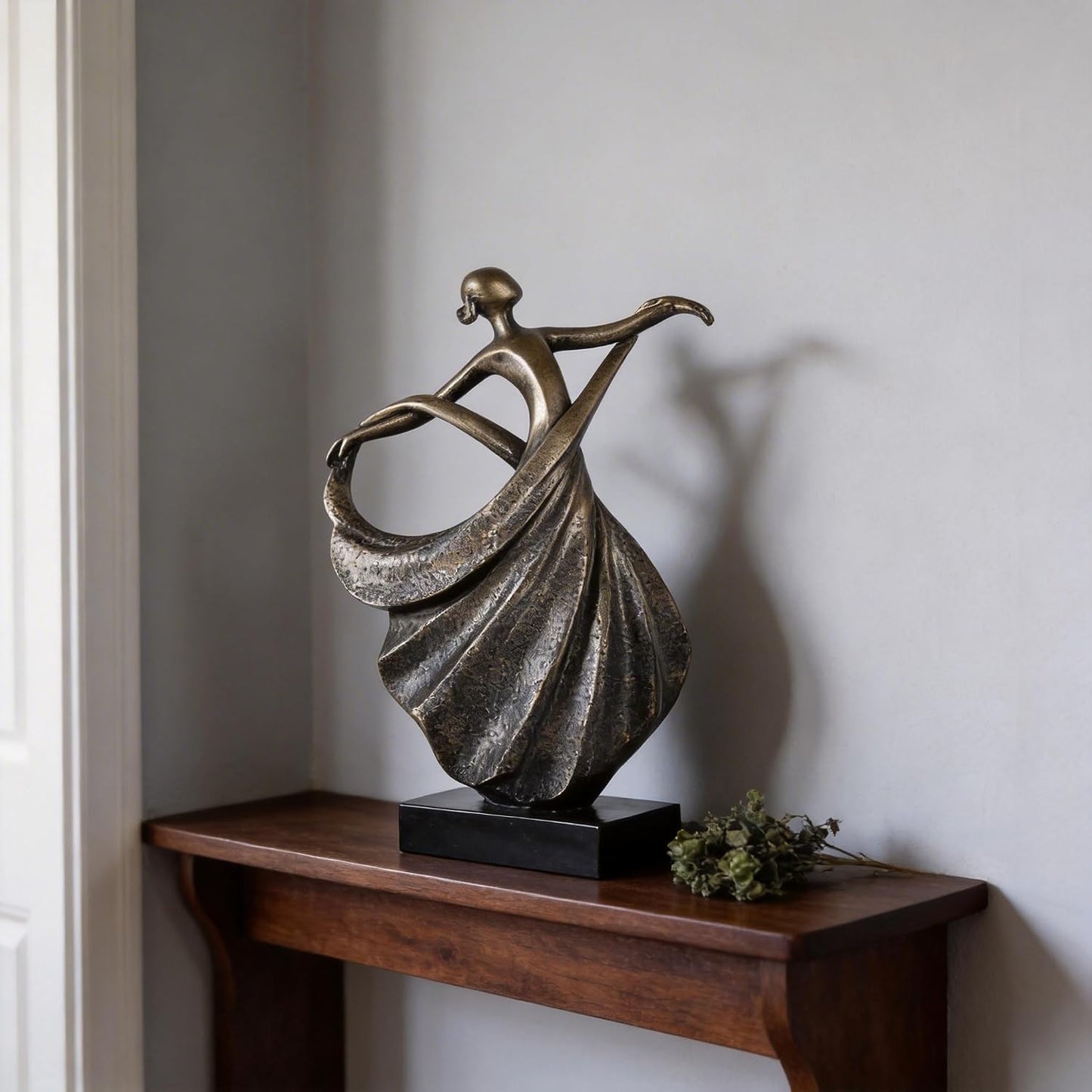 Modern Abstract Dancer Statue / Bronze