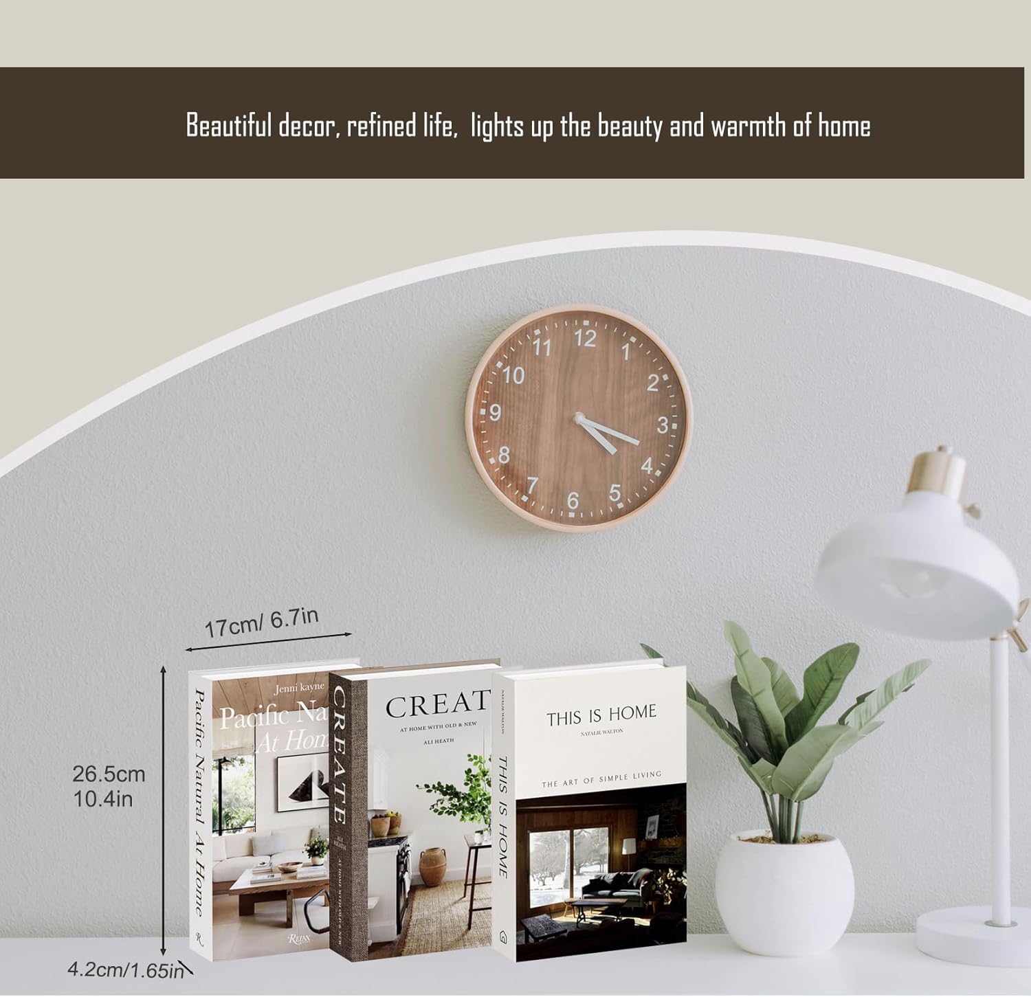 Faux Decorative Books / This Is Home