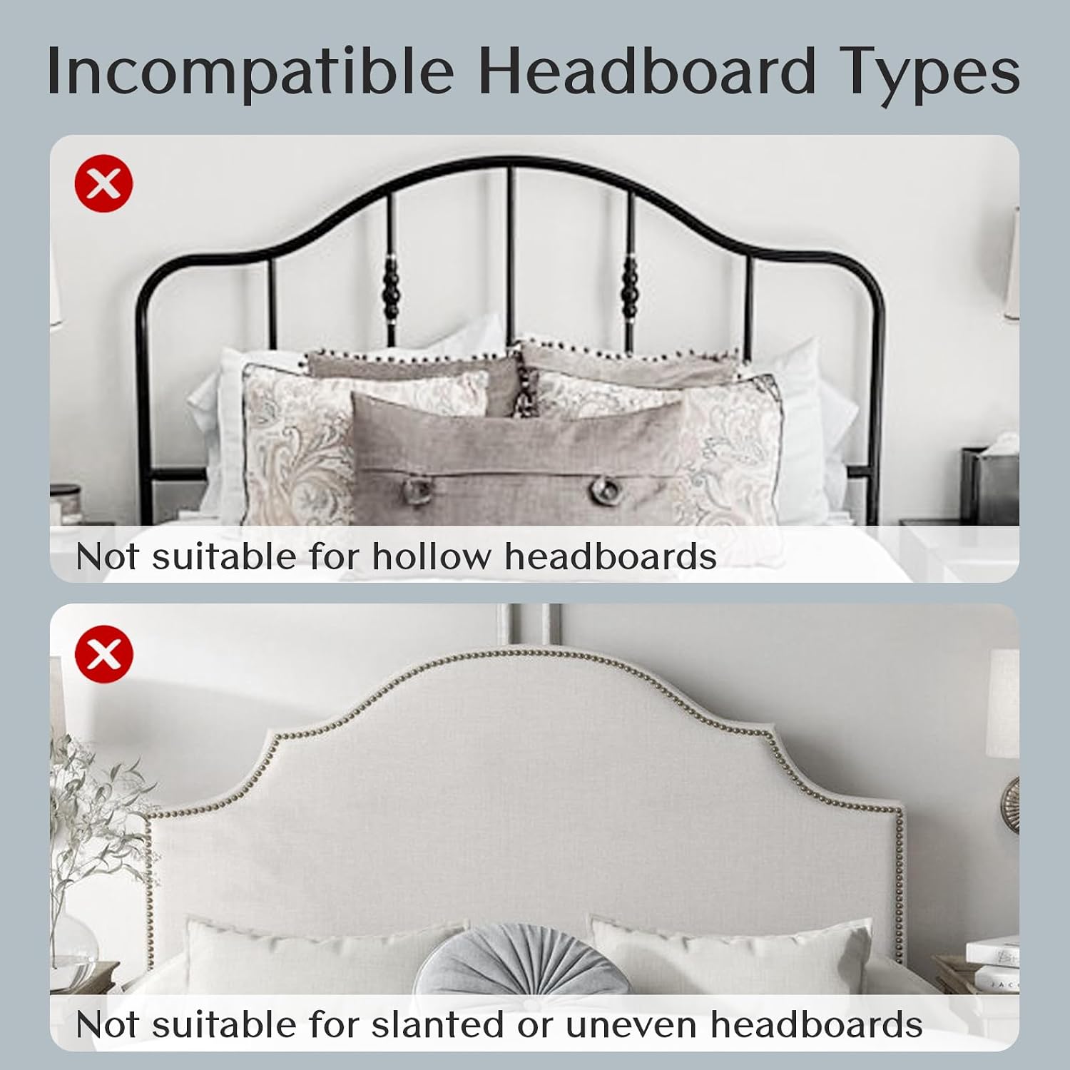 Patented Innovative Design Headboard Reading Light. No Drilling Golden Book Light for Bedtime Reading. Dimmable LED