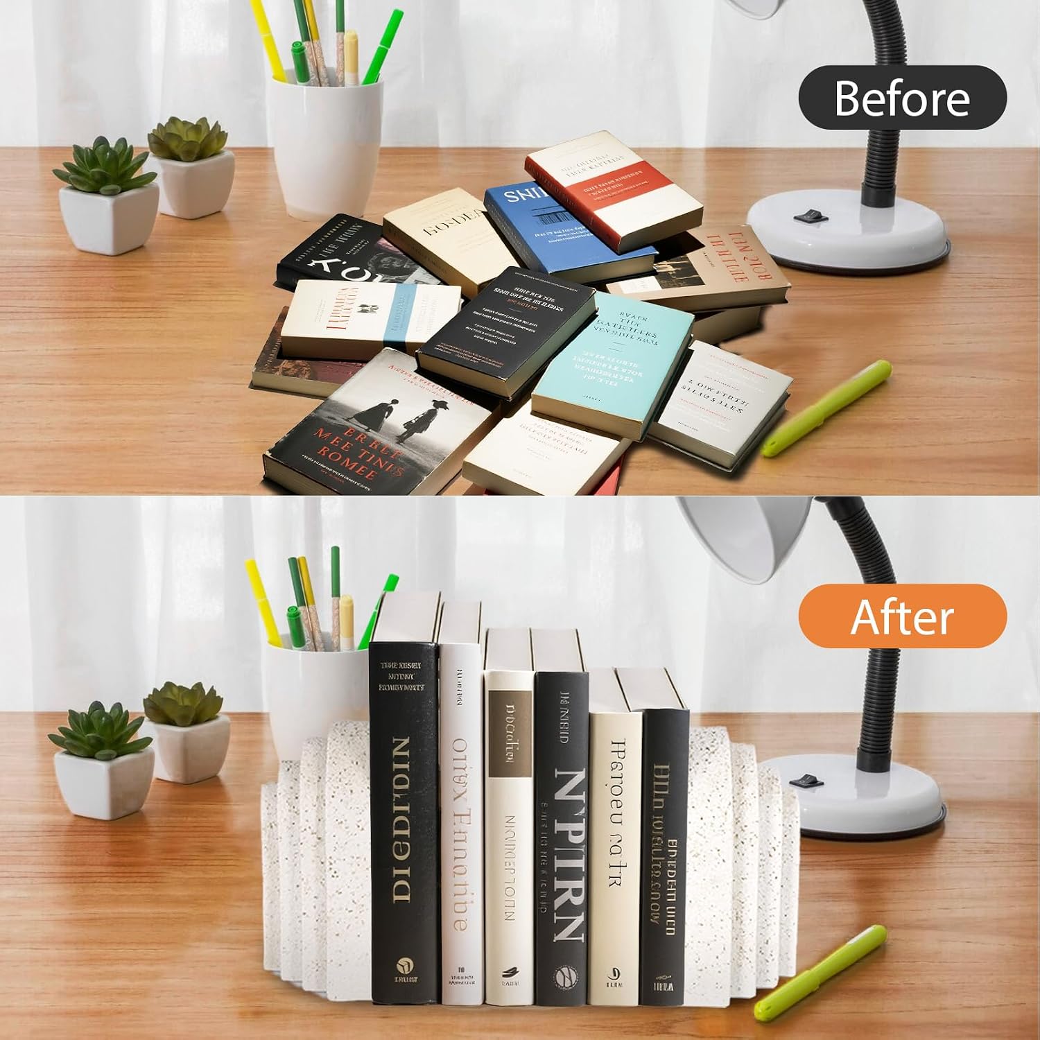 Heavy Duty Resin Bookends
